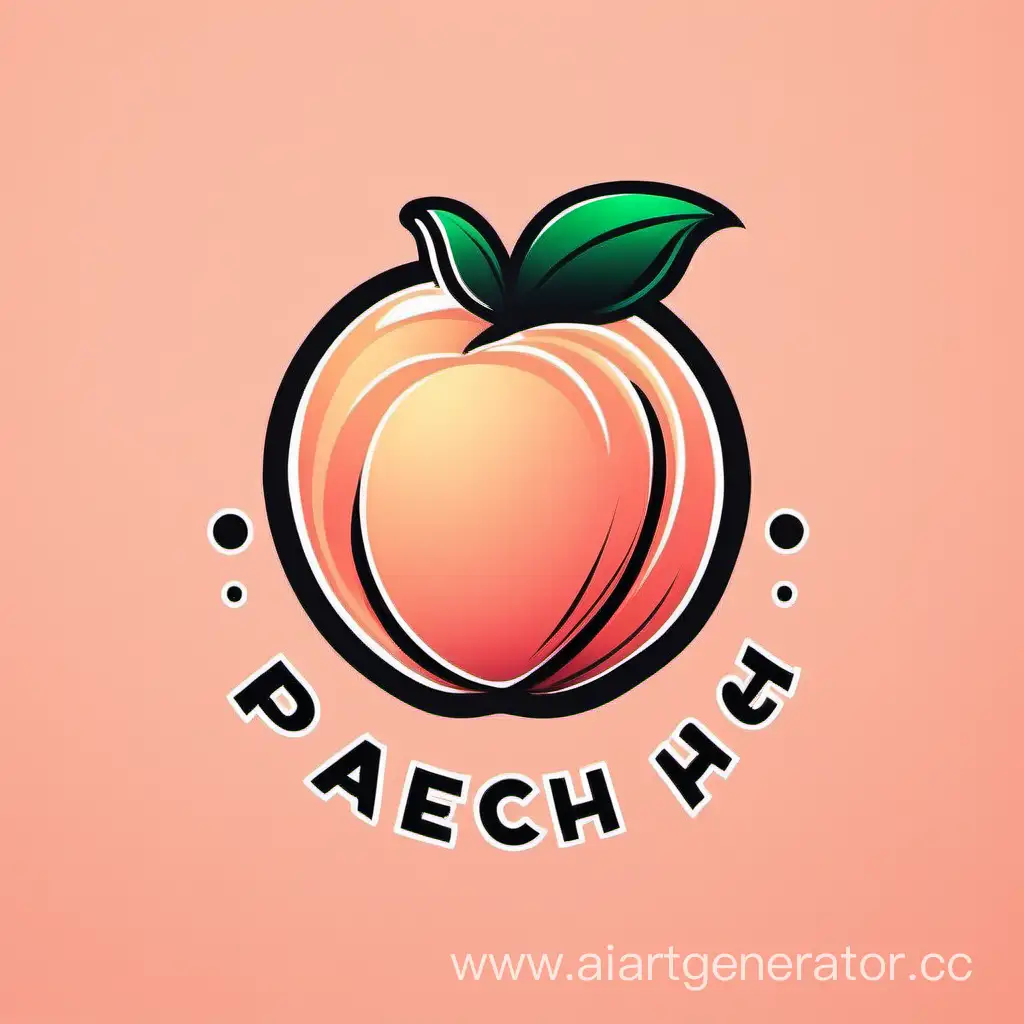 Elegant-Peach-Logo-Design-Embodying-Strict-and-Fashionable-Elements