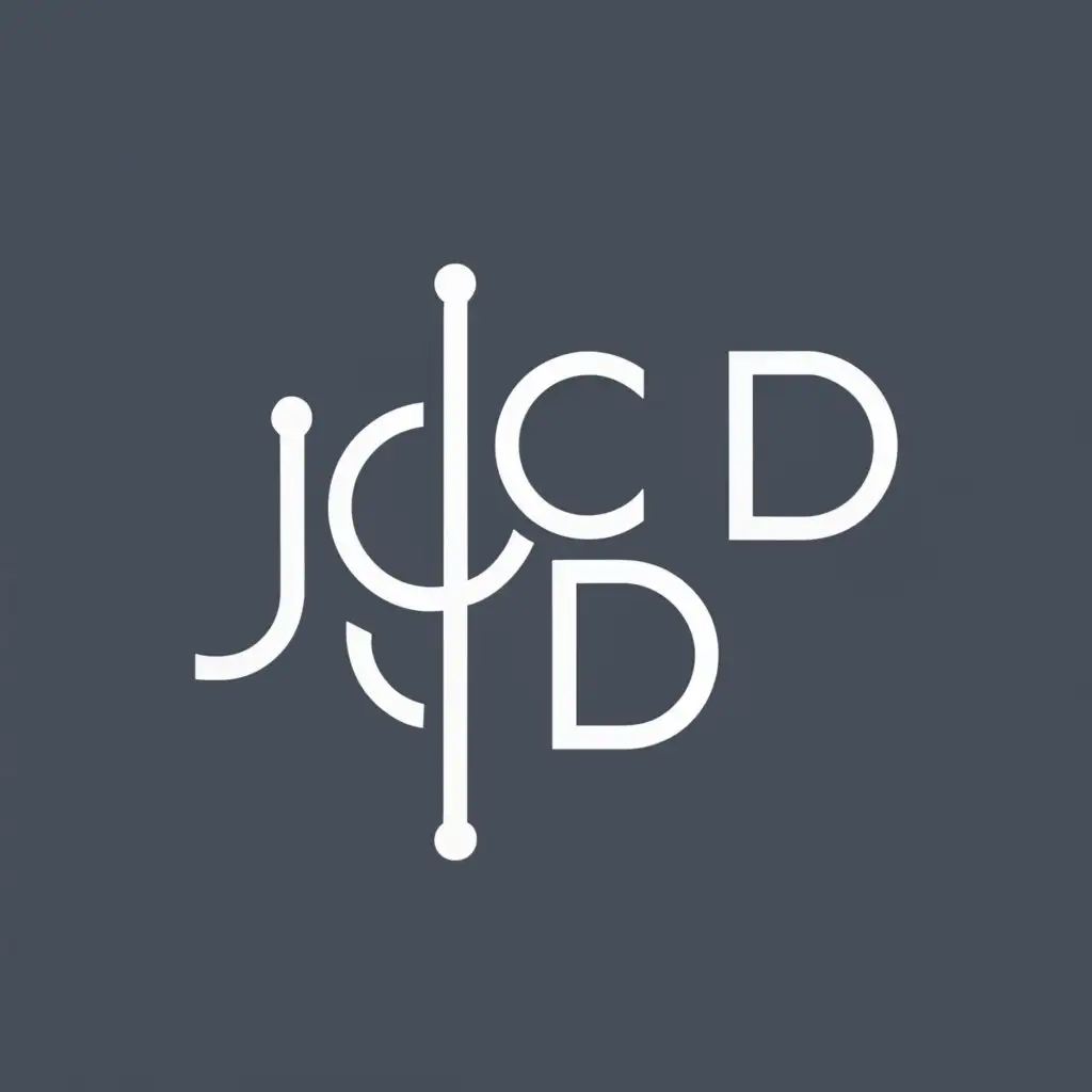 logo, Projector, with the text "jqgd", typography, be used in Technology industry