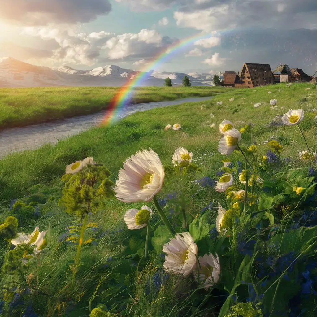 Russian-Meadows-A-Symphony-of-Sunlight-and-Blossoms