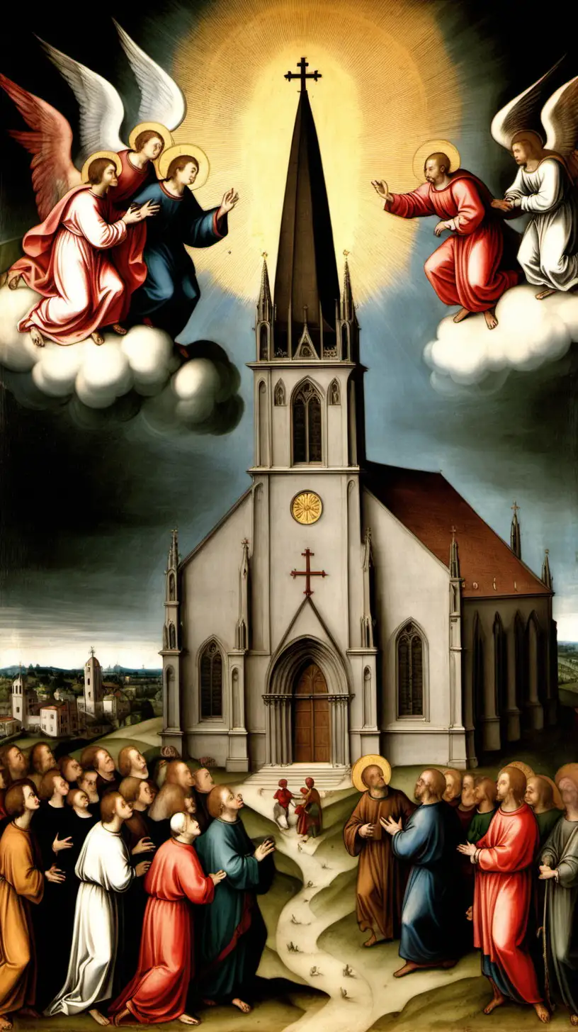 In 1511, the church began to sell land from heaven
