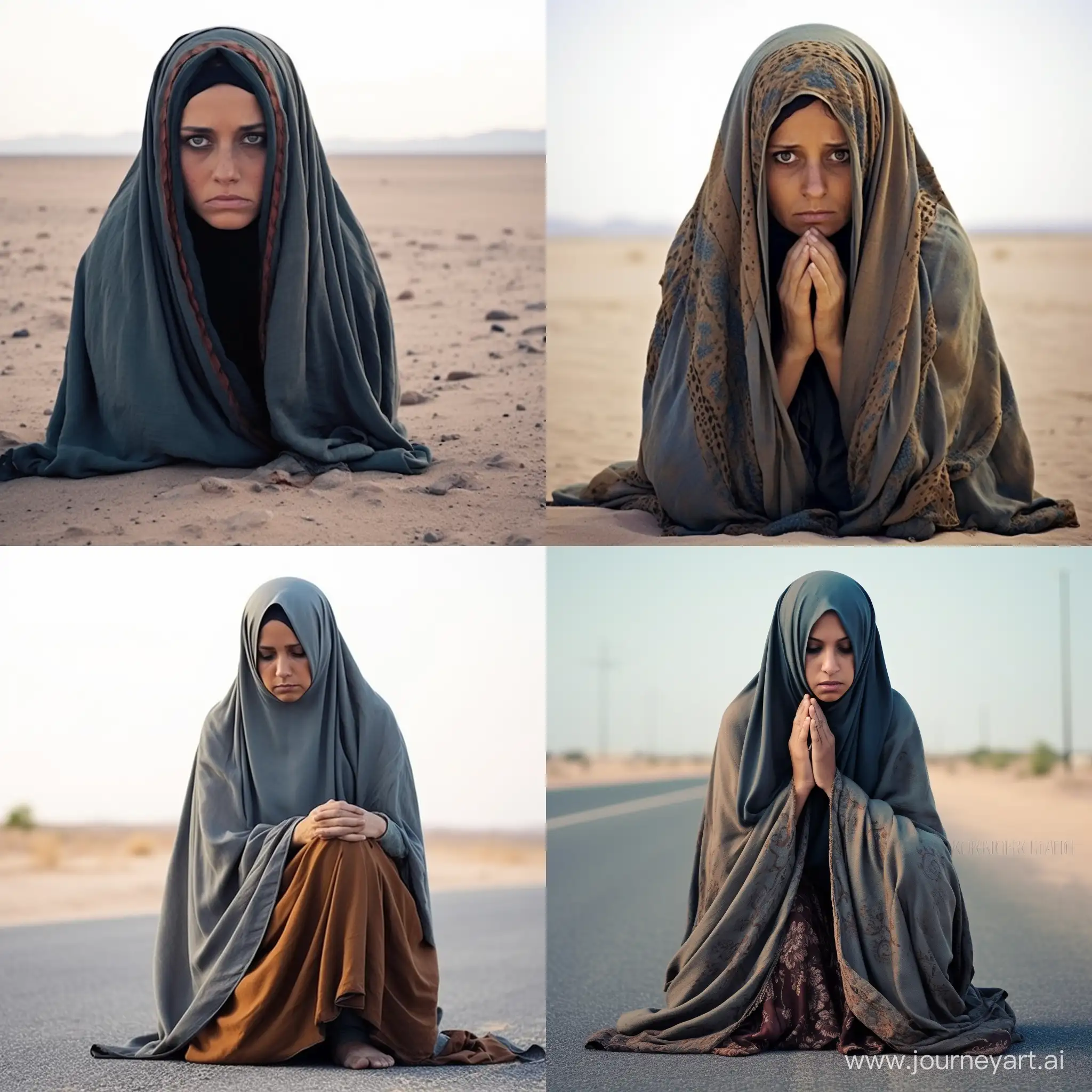 Modest-Saudi-Woman-Embracing-Natural-Beauty-in-Traditional-Attire