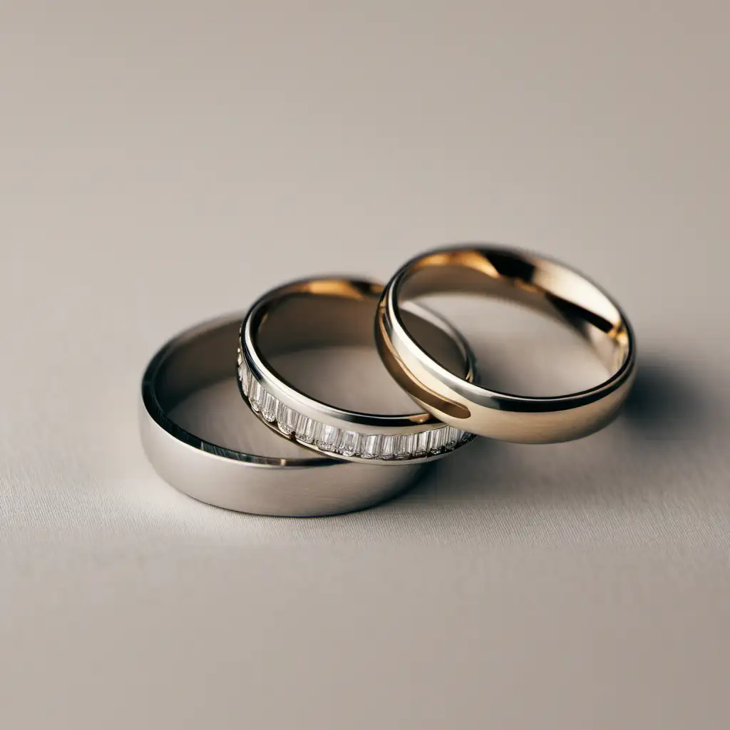 Elegant Exchange of Wedding Rings Ceremony