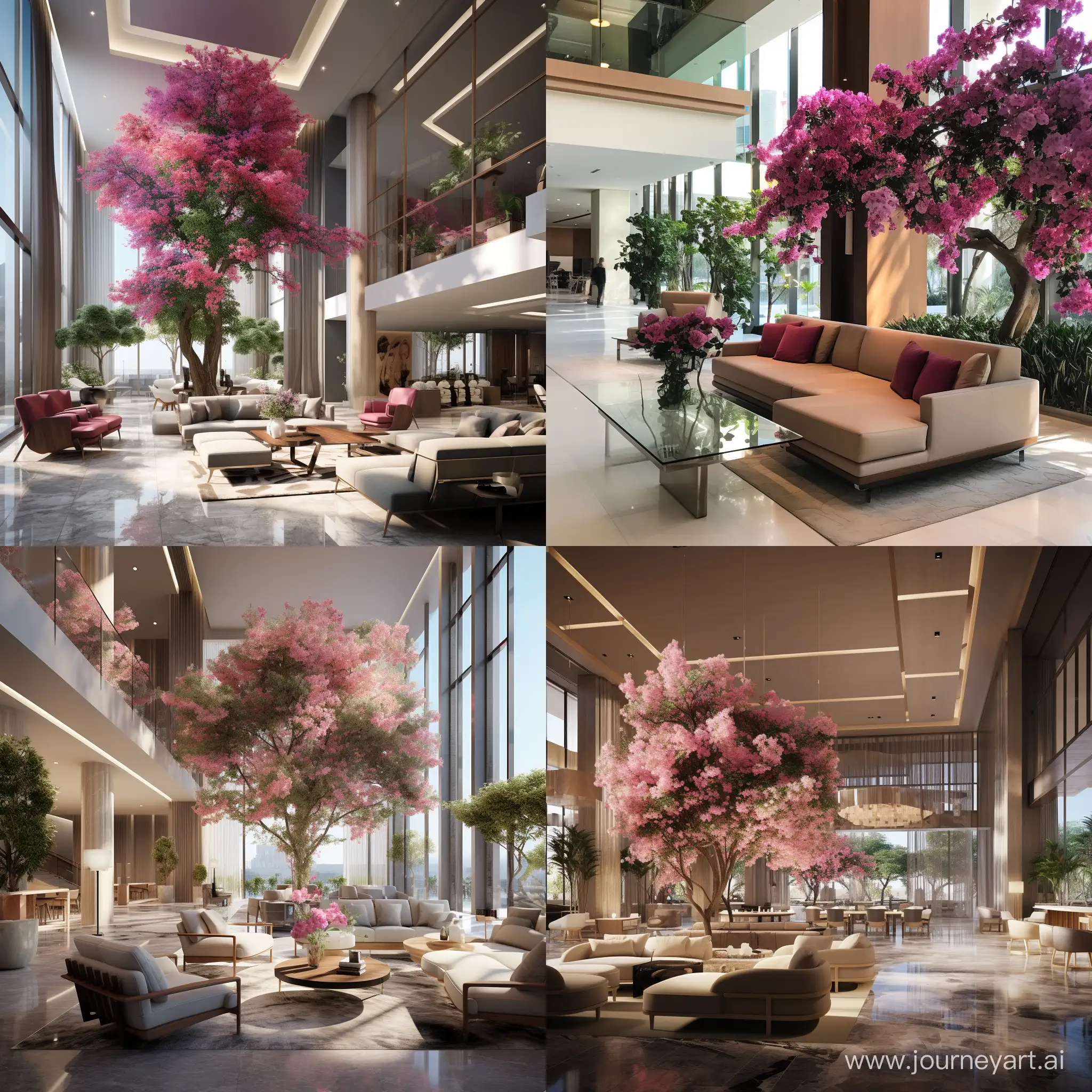 Sanyas-BougainvilleaInspired-Indoor-Office-Lobby-with-Modern-Architecture
