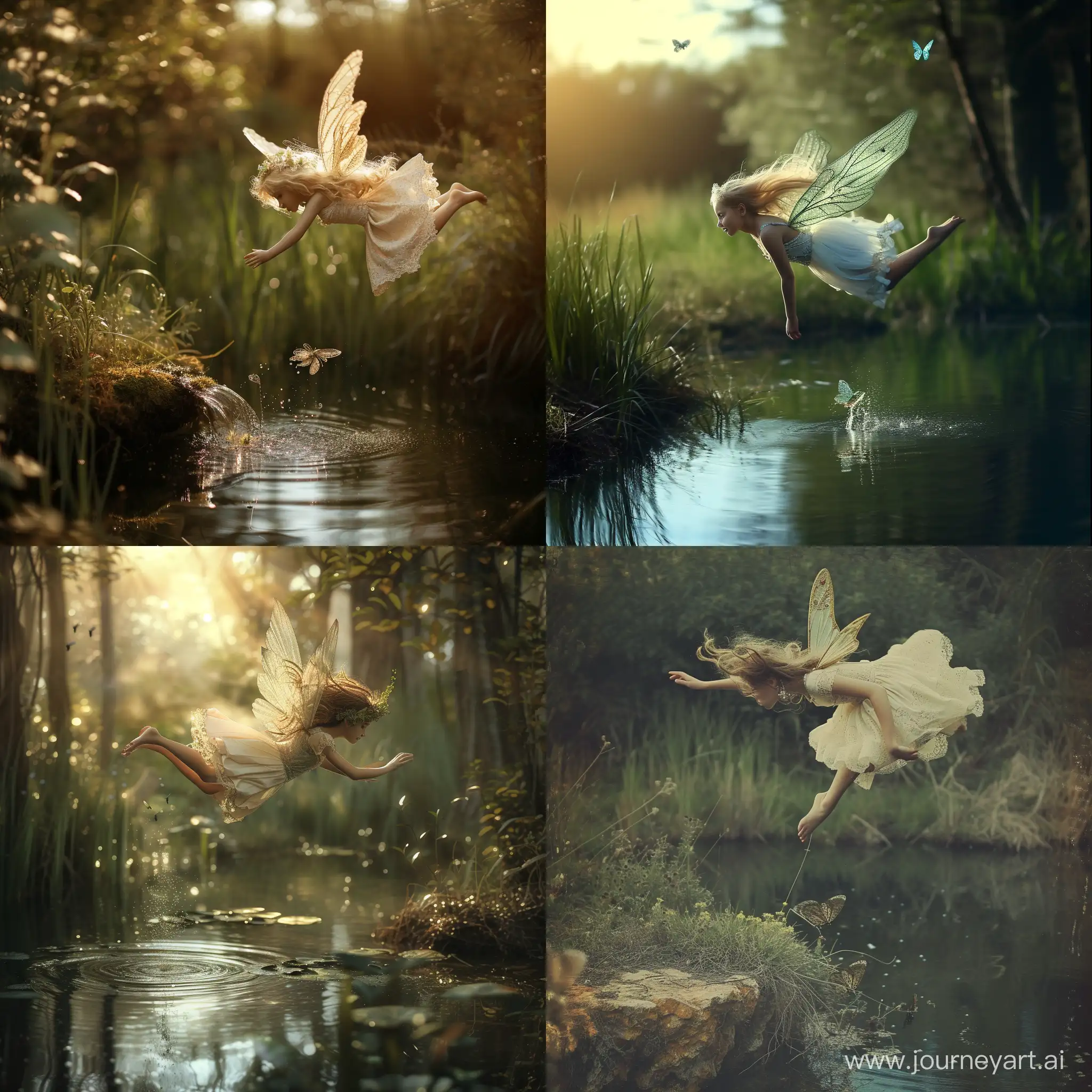 Enchanting-Fairy-Girl-Soaring-Above-Tranquil-Lake