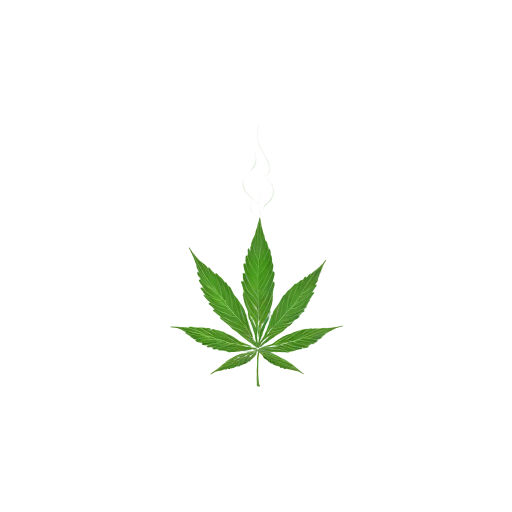 create a cartoon of a smoking marijuana bud

