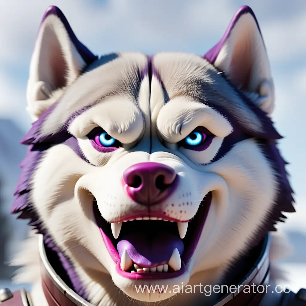 Majestic-Husky-Warrior-Portrait