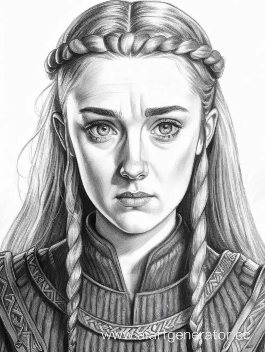 Edith from The Last Kingdom Historical Drama Character in Traditional ...