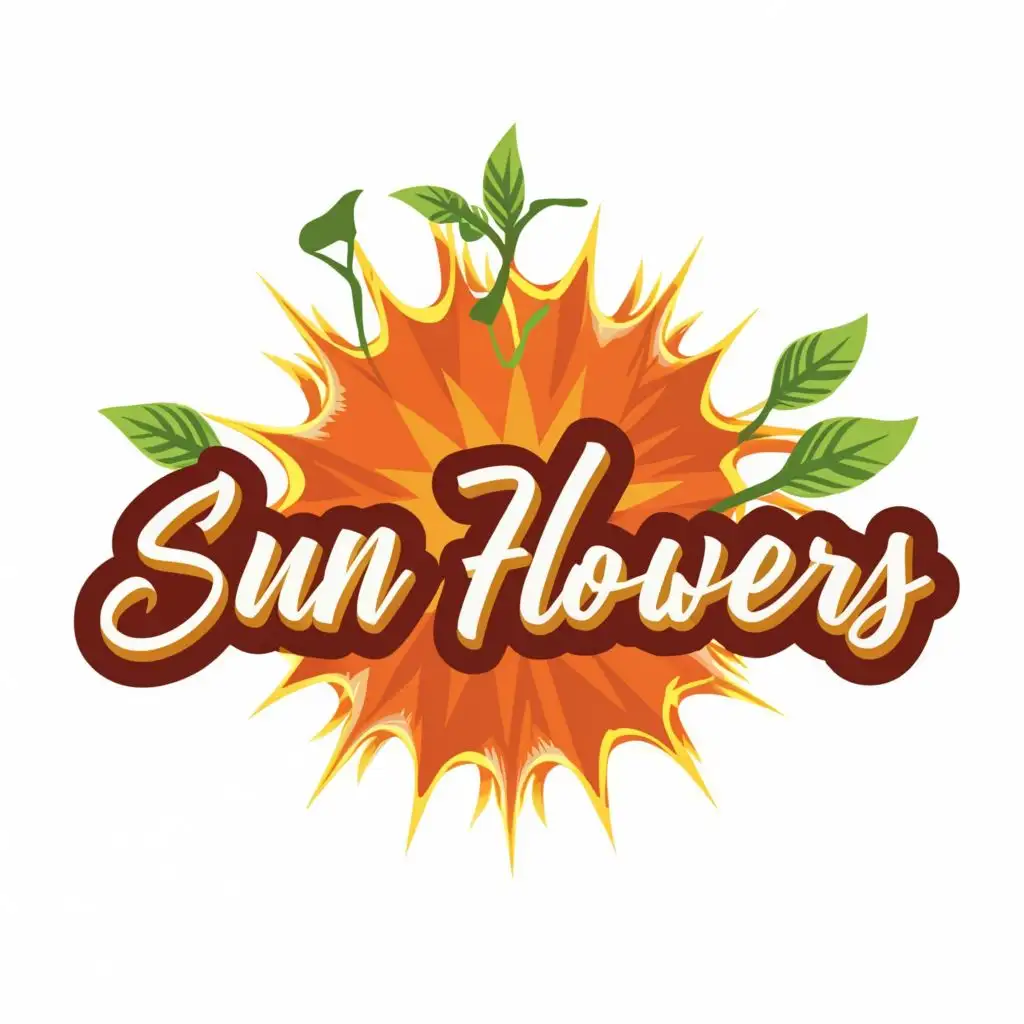 logo, Spicy, with the text "Sun flowers", typography, be used in Beauty Spa industry