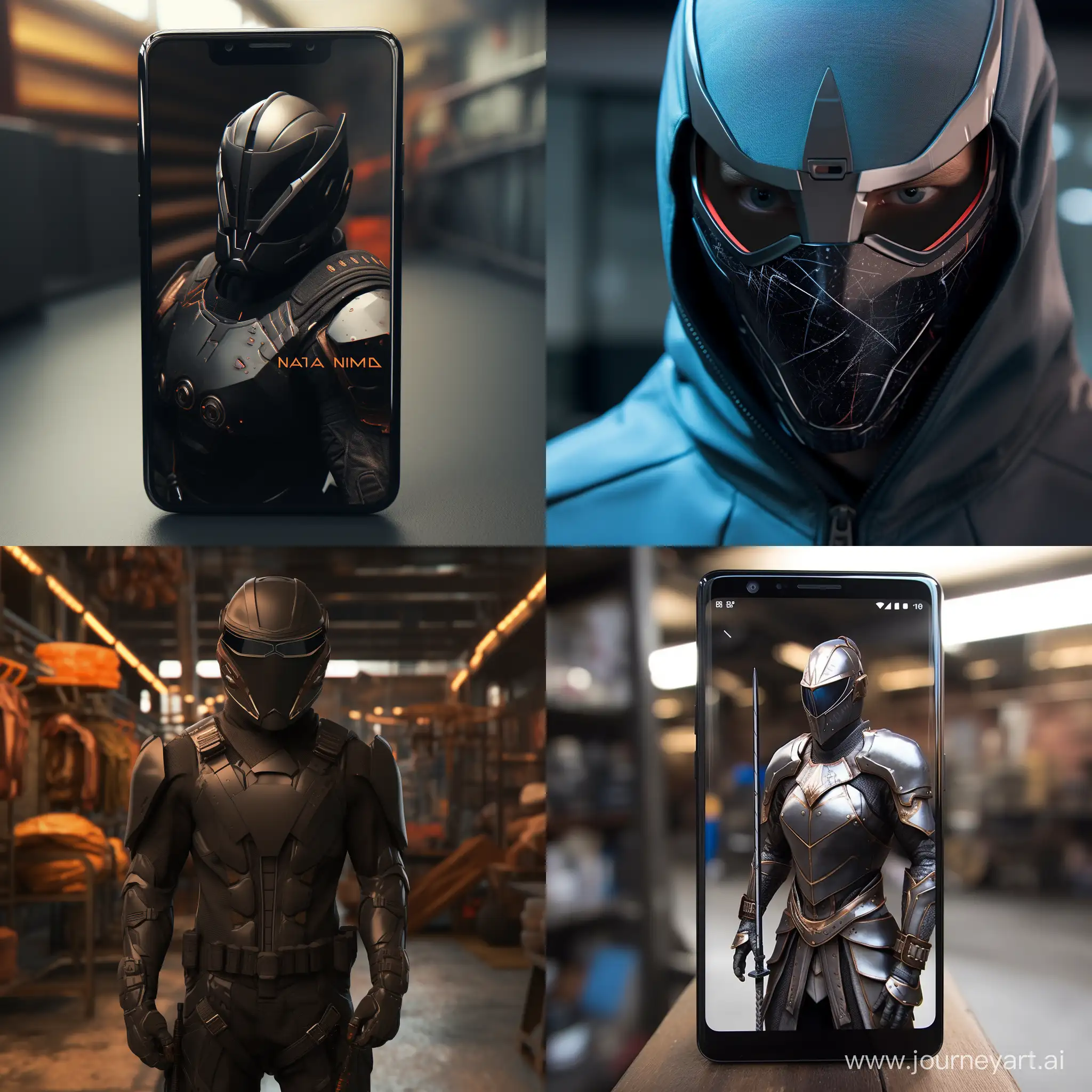 Cinematic-Android-Ninja-in-HyperDetailed-Real-Photo-Maximum-Quality-Image