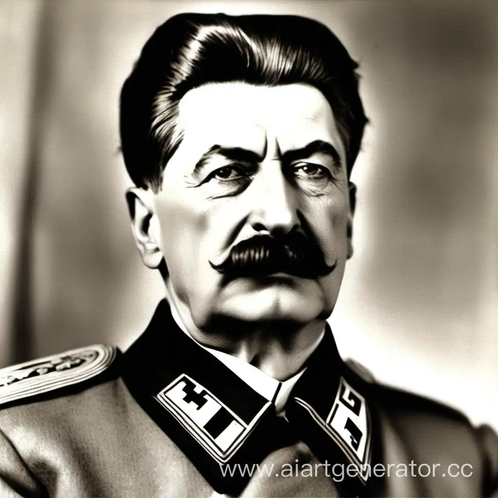 Political-Leaders-Portrayed-in-Surreal-Fusion-Joseph-Stalin-with-Hitlers-Face