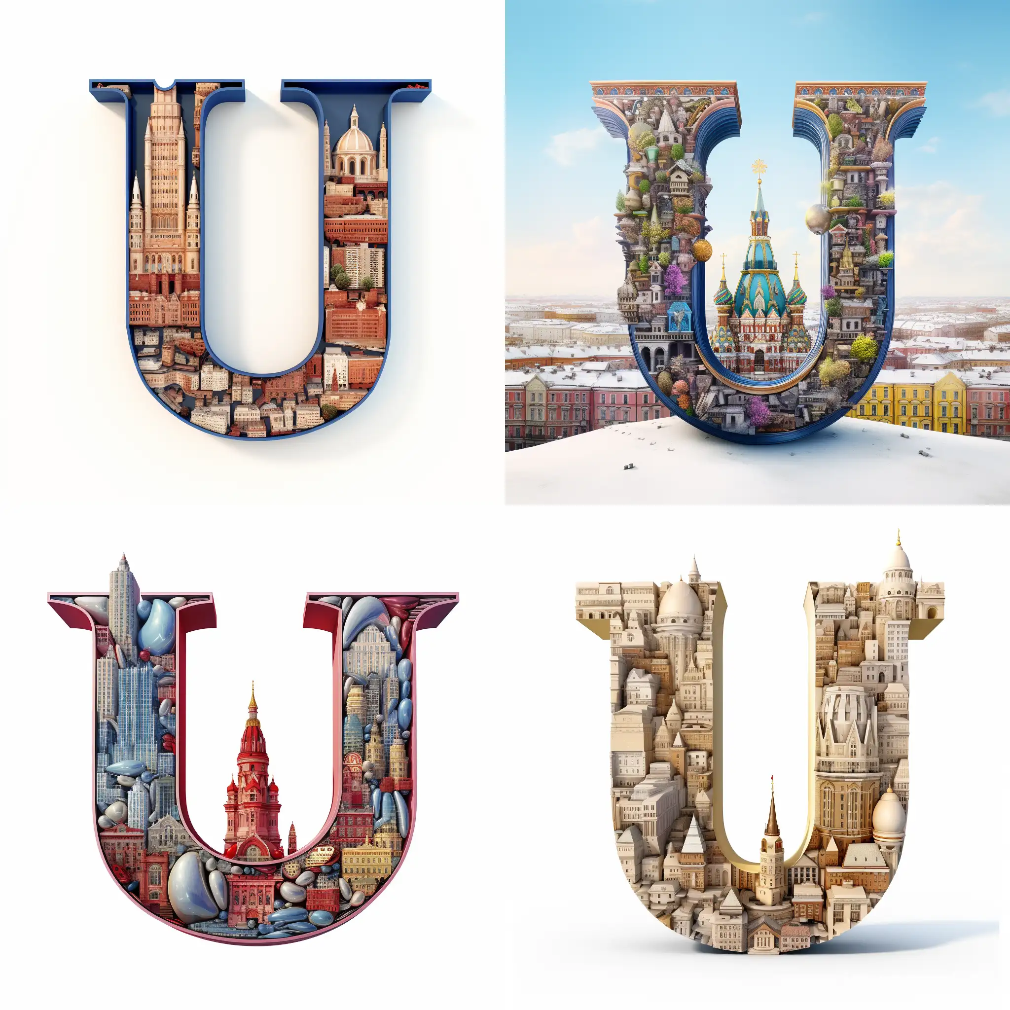 Urban-Skyline-U-Shape-Moscow-Buildings-in-3D-Rendering