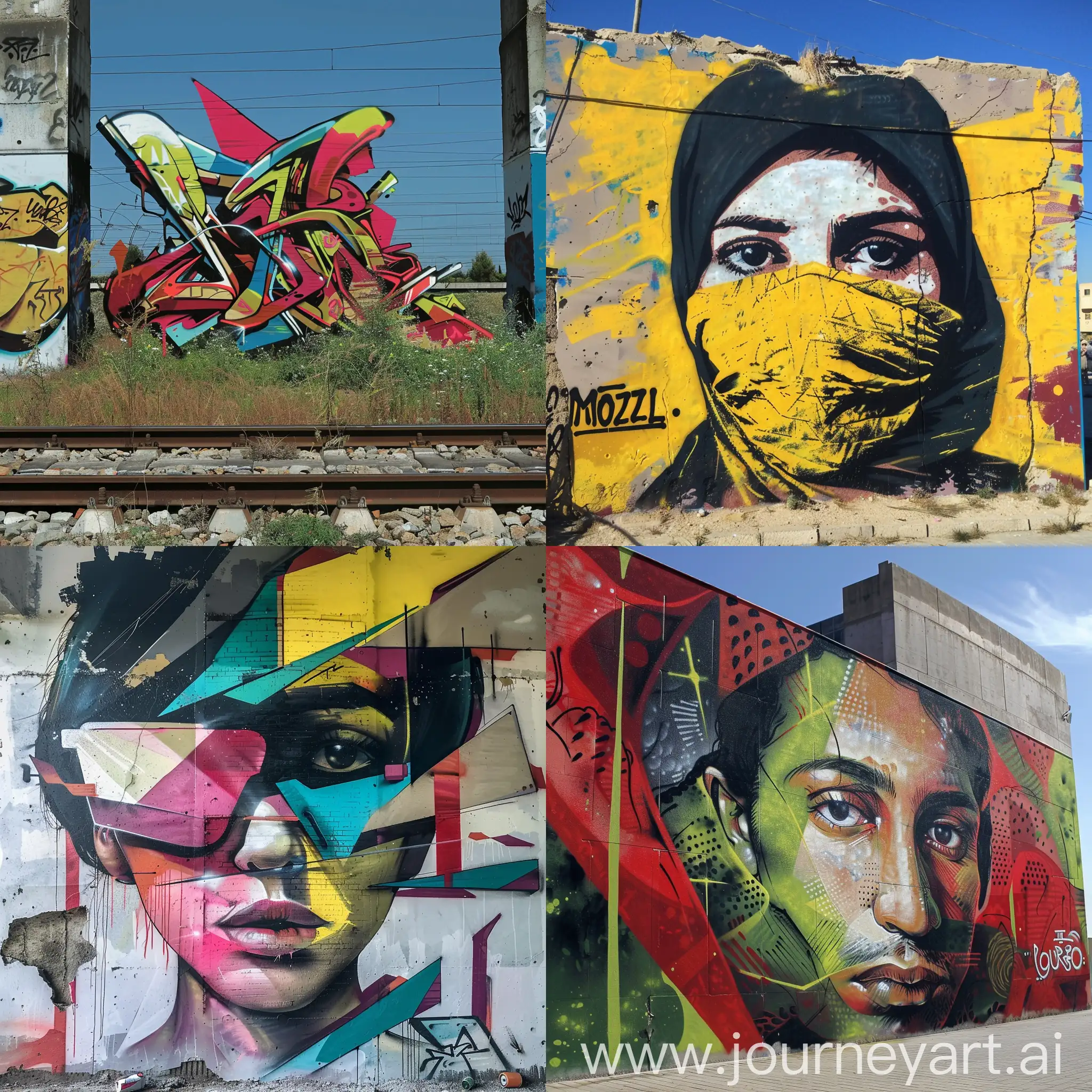 Colorful-Graffiti-Art-by-Moez-Mushri-Vibrant-Urban-Expressionism