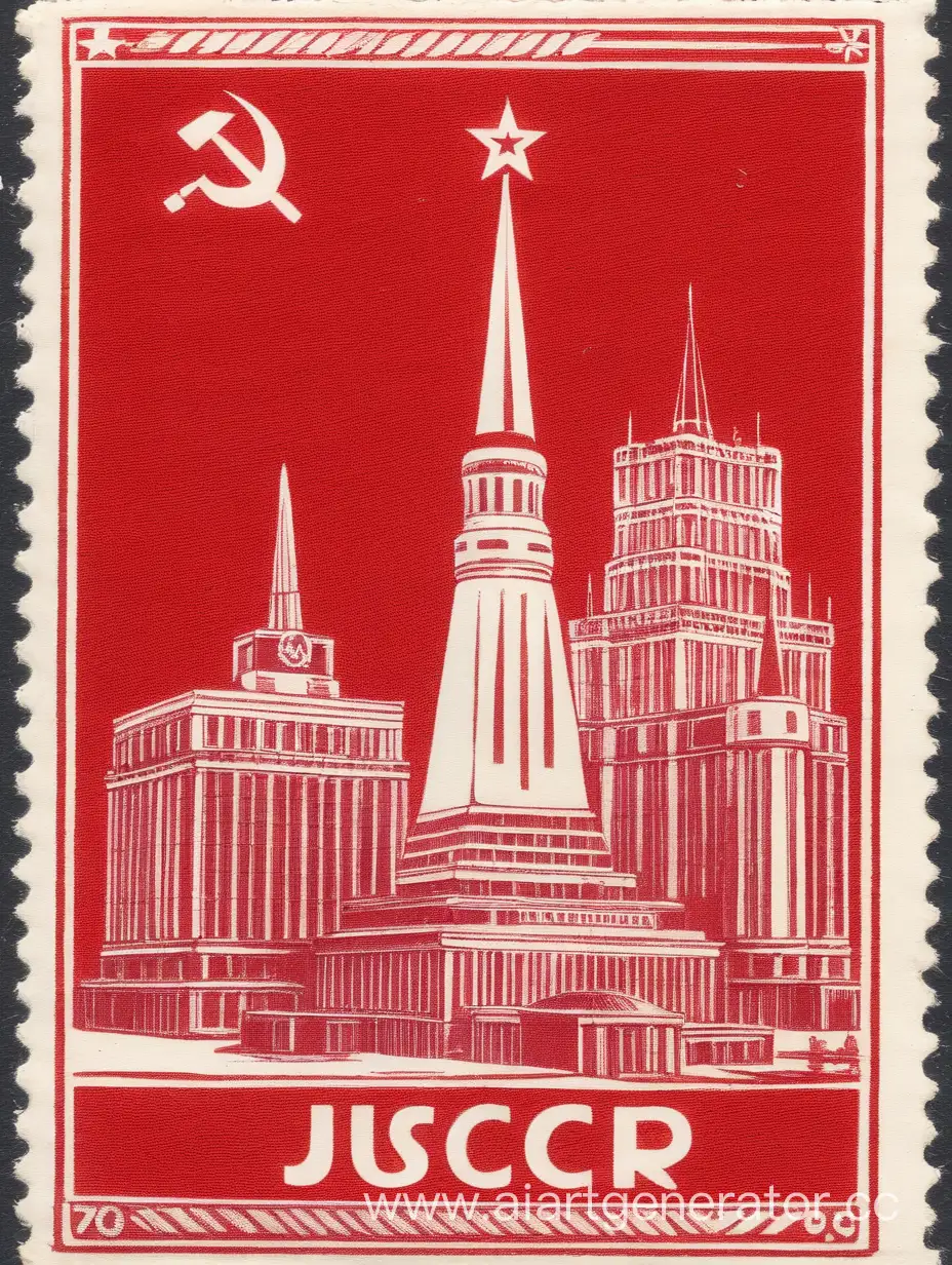 Iconic-Soviet-Union-Flag-Flying-Over-Urban-Landscape