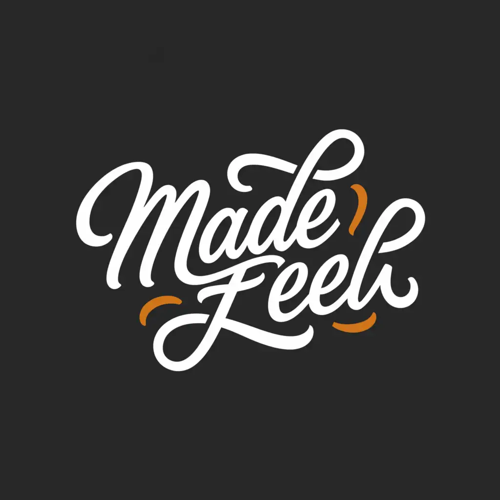 a logo design,with the text "made2feel", main symbol:tshirt,Moderate,clear background