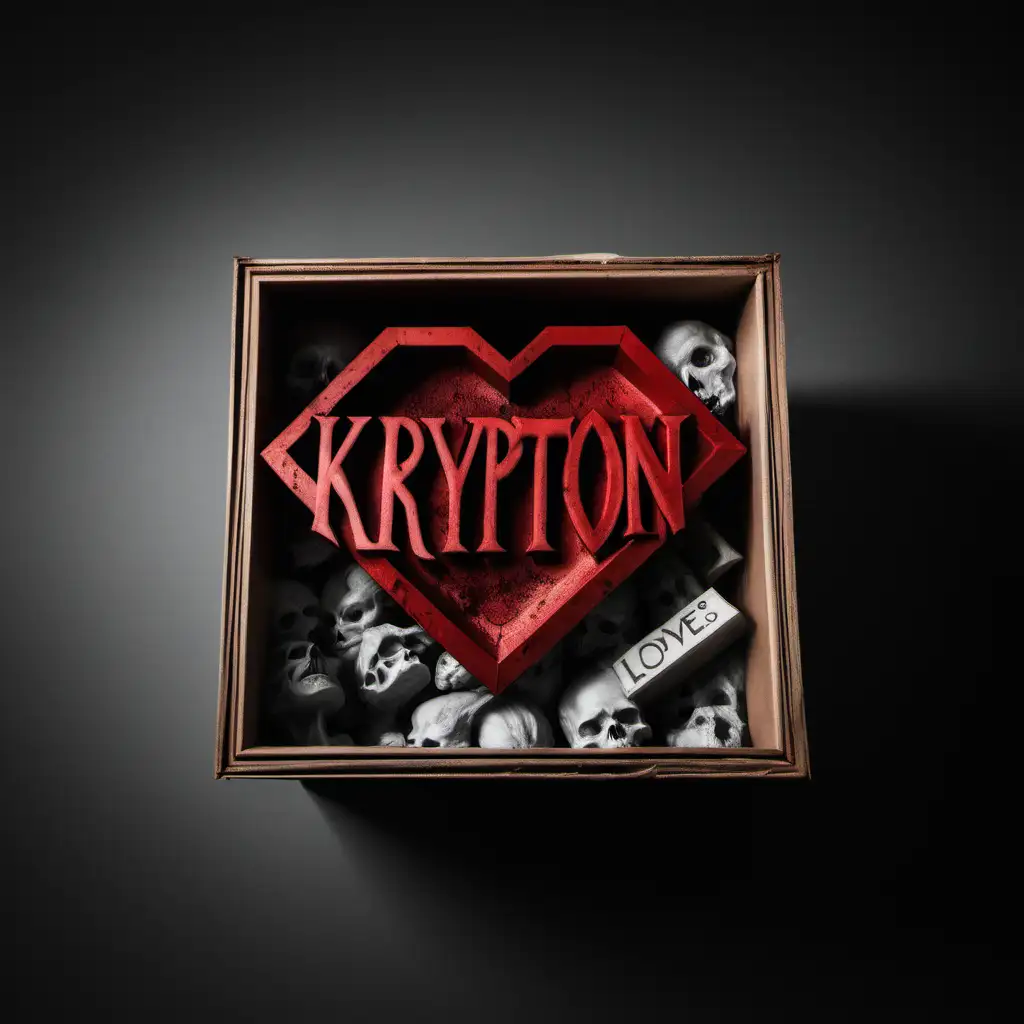 a box filled with dead hopes and love and krypton