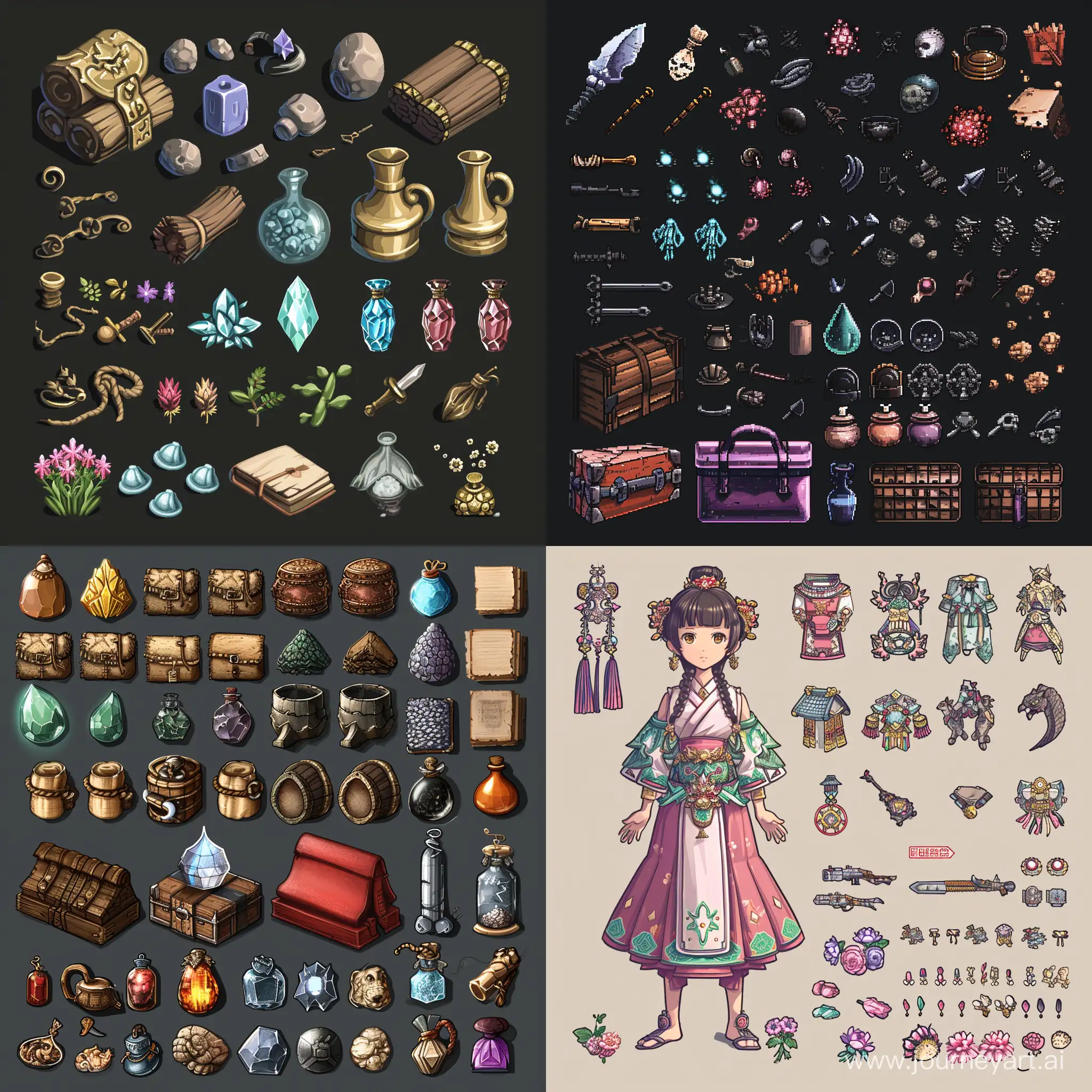 Dynamic-Item-Spritesheet-with-Vibrant-Effects