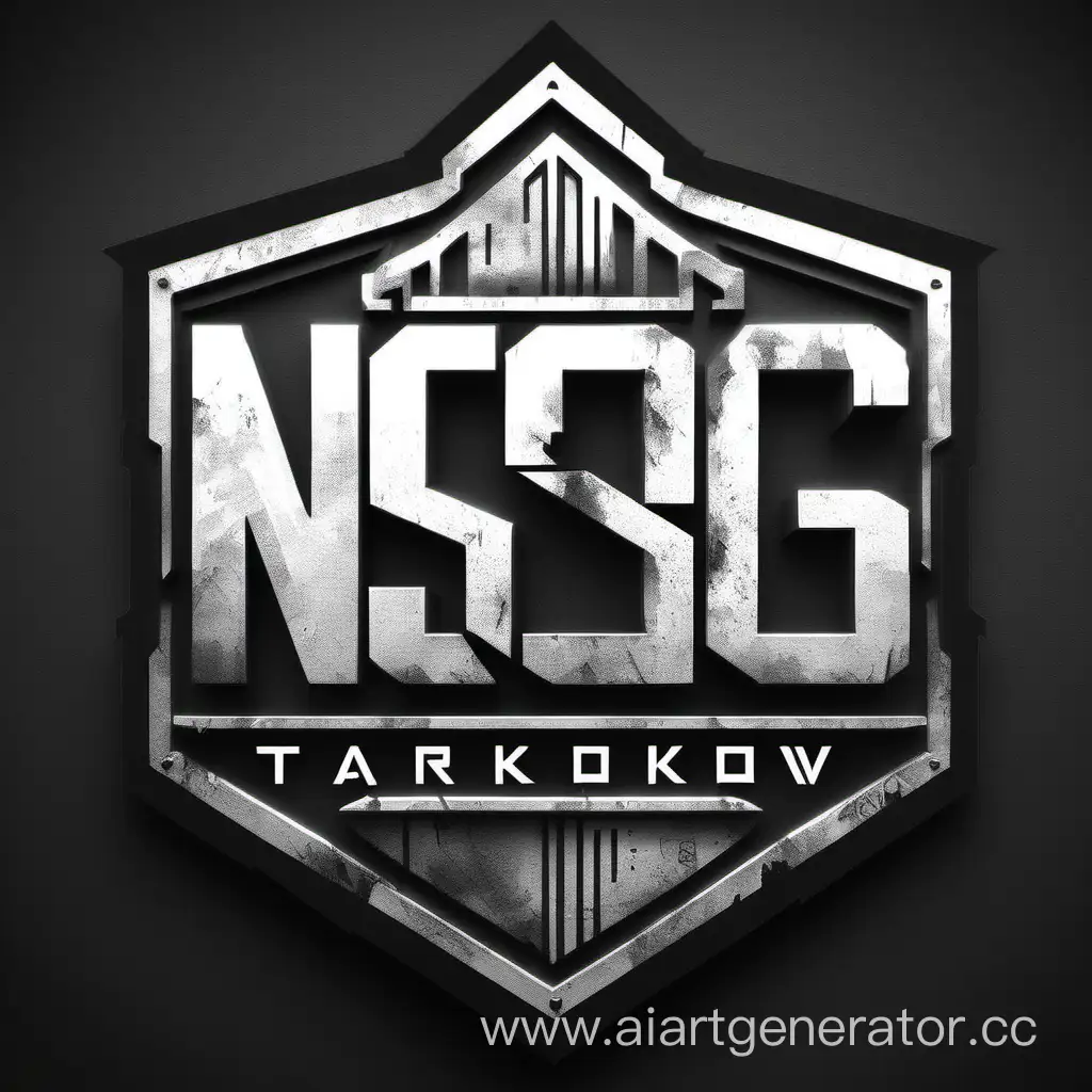 Хочу увидить логотип под сервер для игр на котором: есть надпись NSG, в черно-белом стиле, что-то связанное с игрой Escape From Tarkov и в принципе играми
