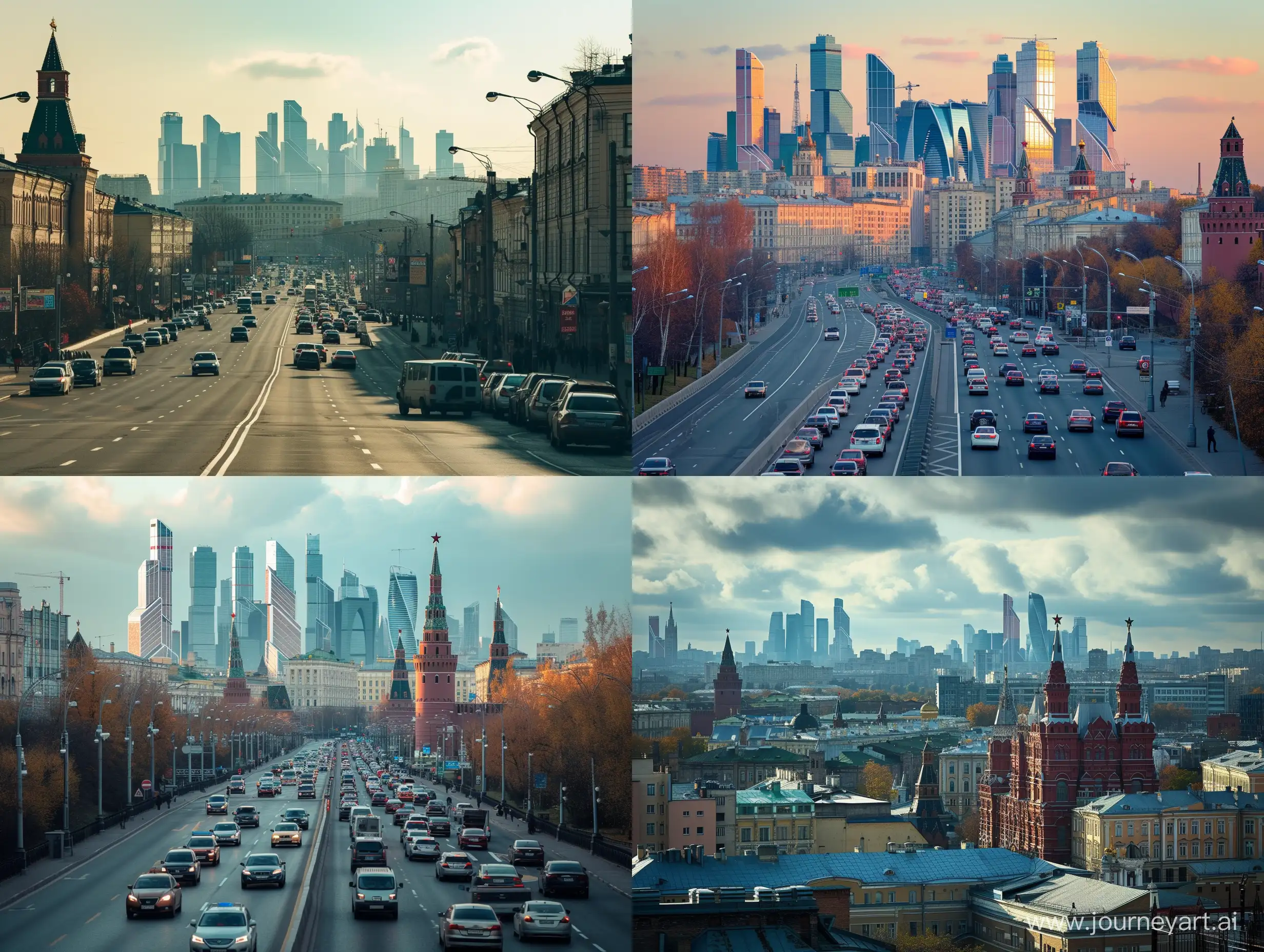 Vibrant-Daytime-Skyline-Photography-in-Moscow