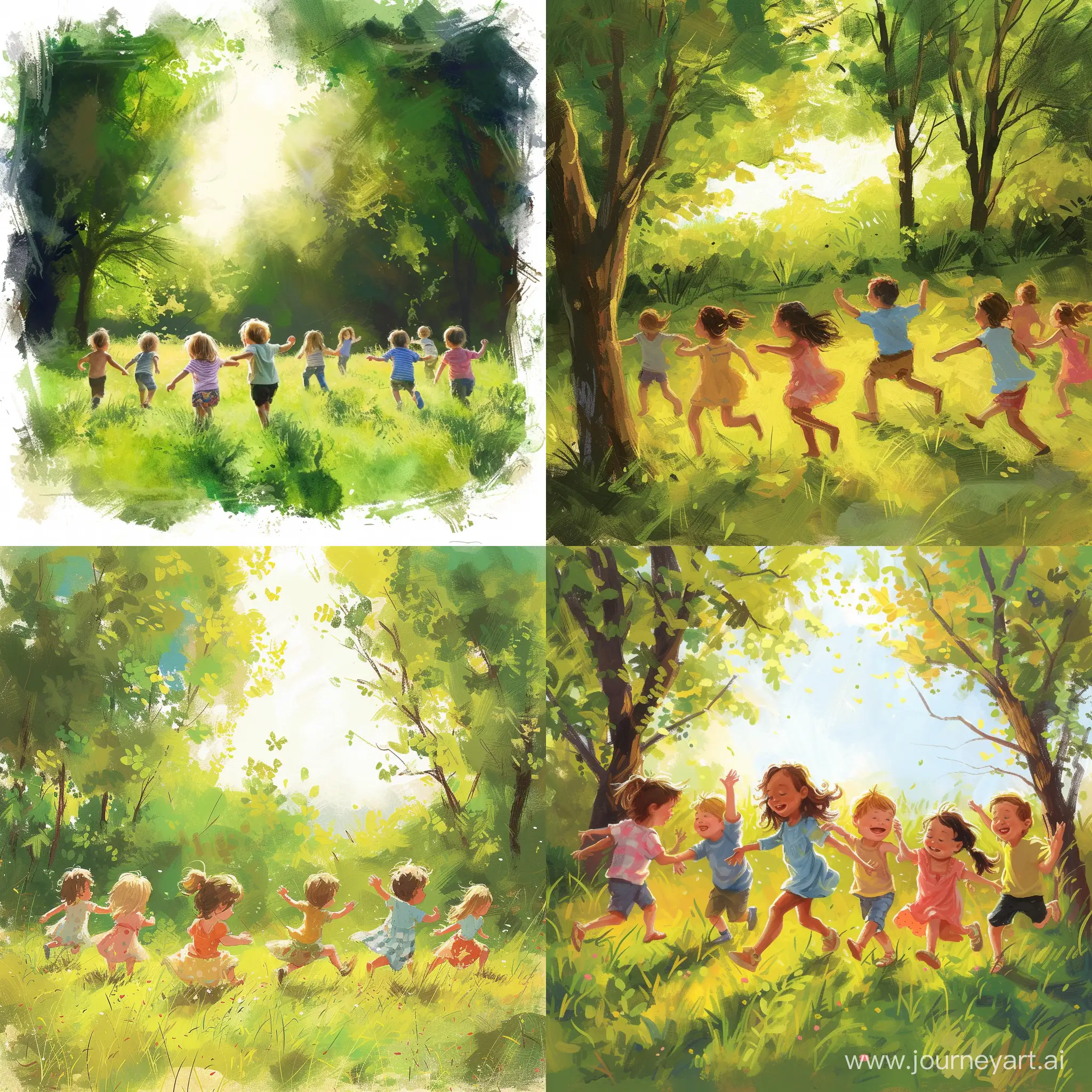 Joyful-Children-Playing-Outdoors-in-a-Sunny-Meadow