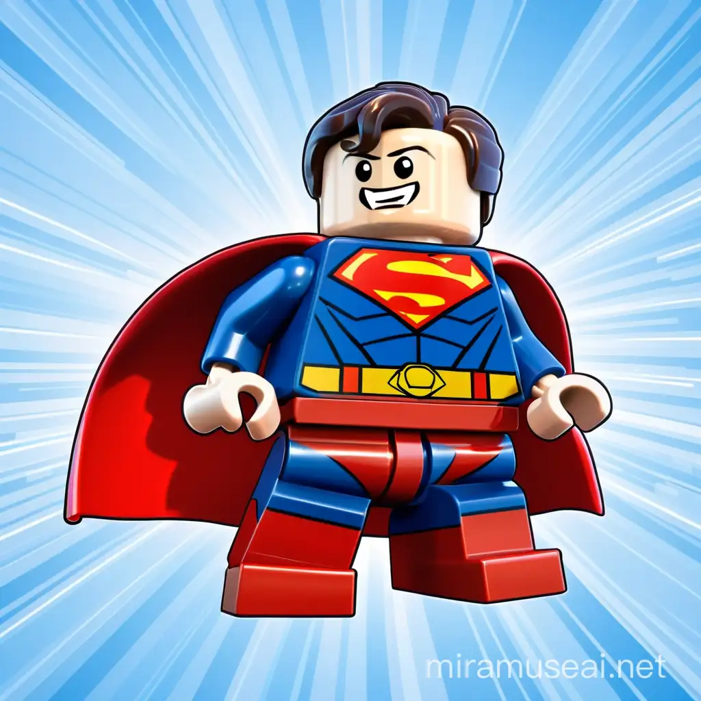 SupermanInspired Lego Style Character