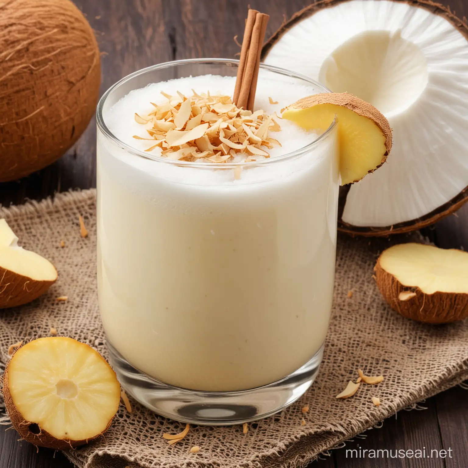 Recipe of coconut and ginger 
