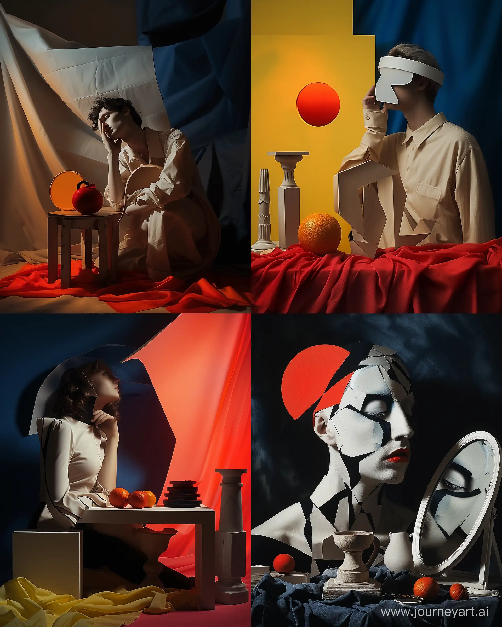 https://i.postimg.cc/Bbqp3082/d1c5942b-a4b4-4bcb-ae56-7a3bb6bbd83e.png , staged photography in style of cubism, picasso --ar 4:5