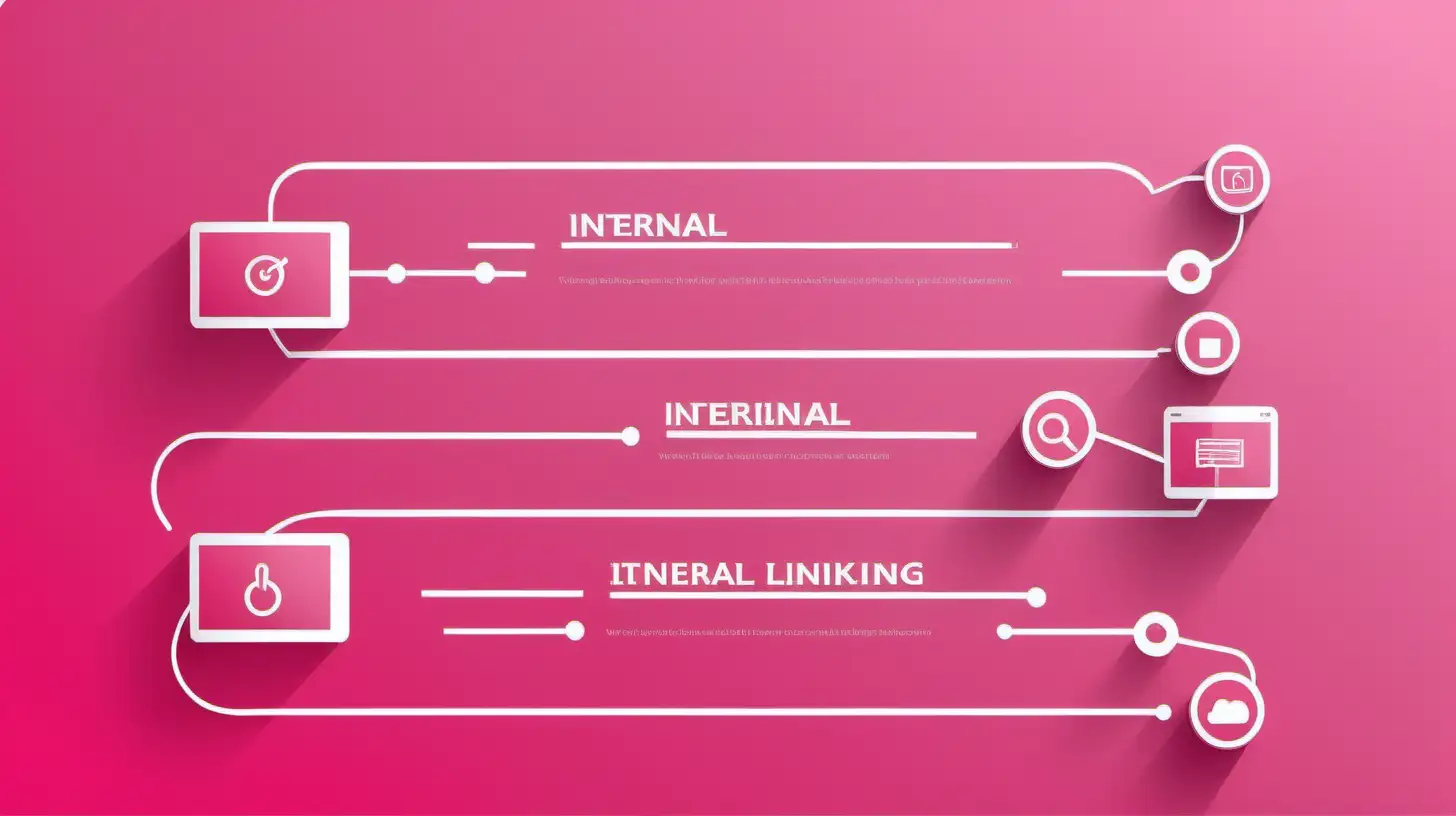 Why Is Internal Linking Structure Of A Website Important For Optimizing Your website traffic

images should have no words, no text, only scenario based images

the theme color of the website background should be in pink color