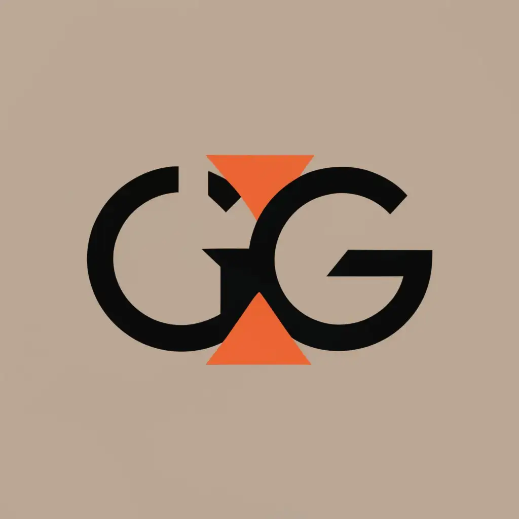 logo, Kpop, with the text "GCG", typography, be used in Entertainment industry