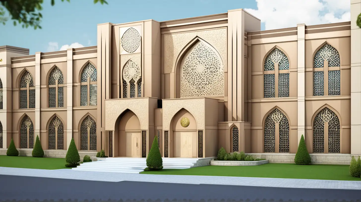Interactive Online Islamic School with Modern Architecture