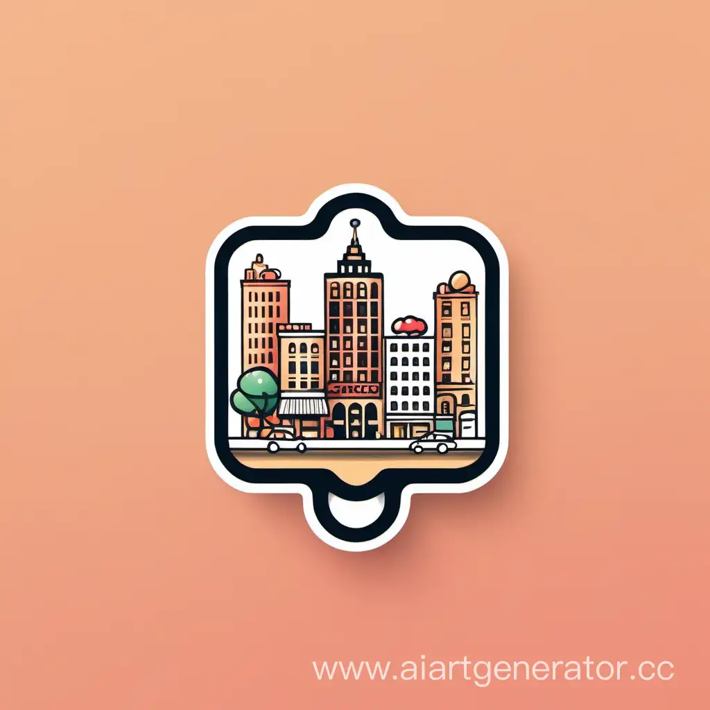 логотип для приложения по поиску ресторанов в новом для себя городе
