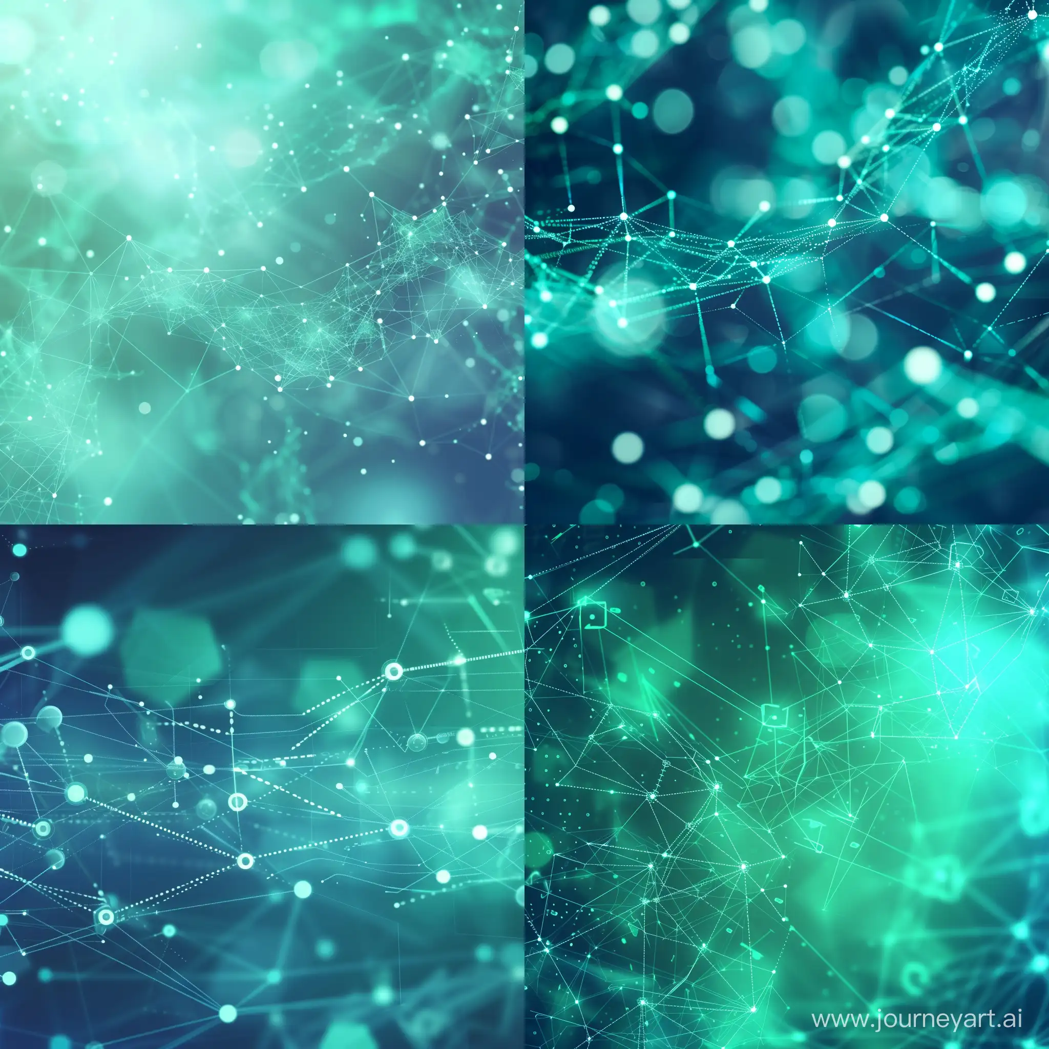 technologic background, blockchain, digital, light blue and green,