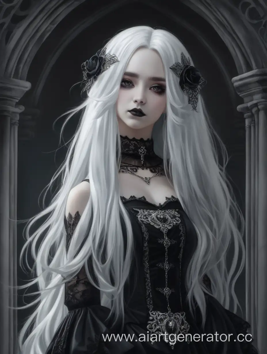 Ethereal-Gothic-Girl-with-Long-White-Hair-in-Elegant-Dress