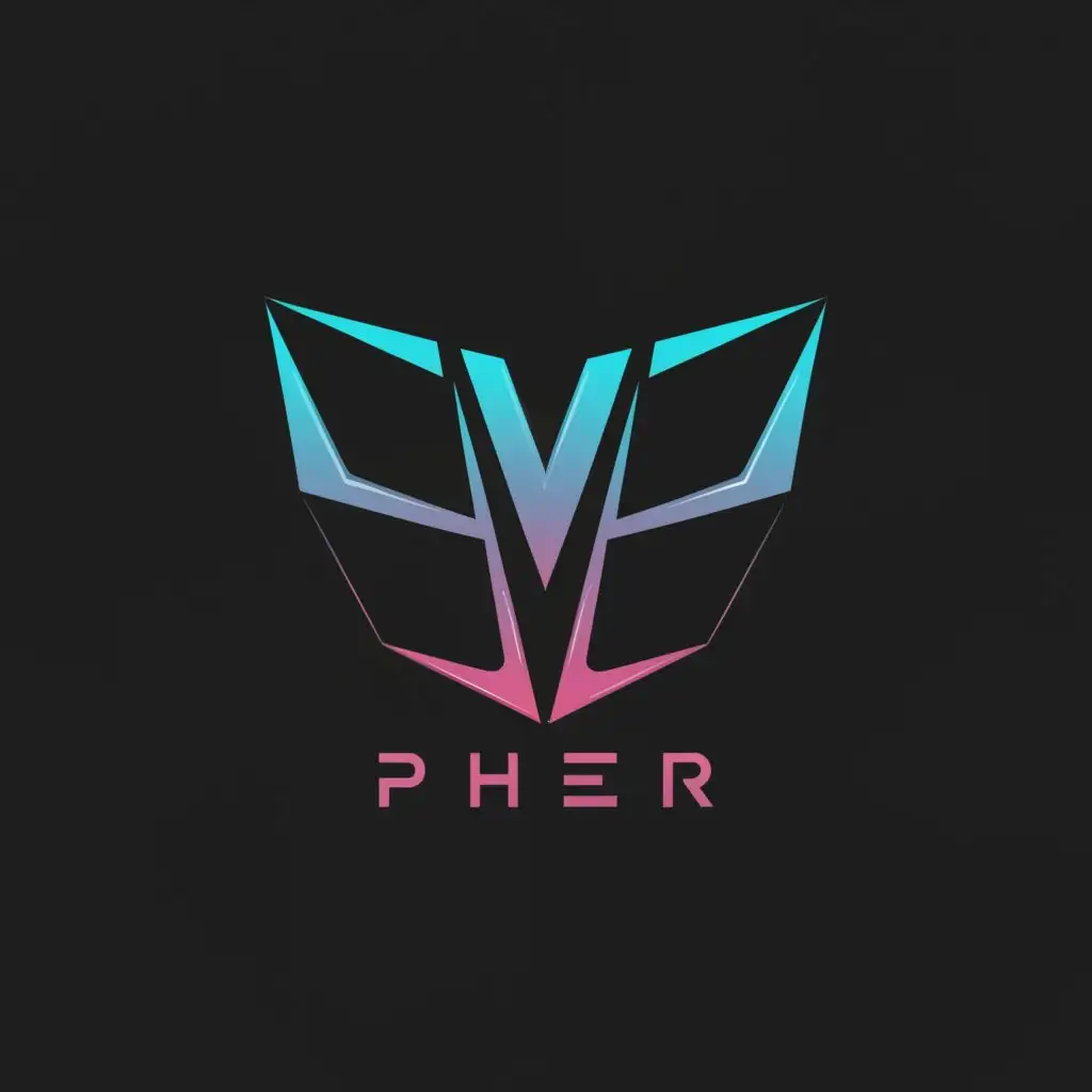 a logo design,with the text "Pher", main symbol:Eve online pher,Moderate,clear background