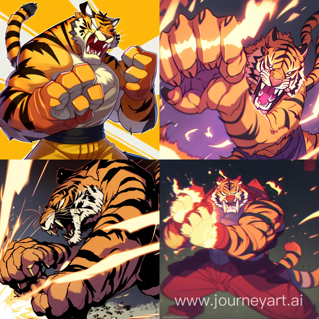Fierce-Tiger-with-Angry-Claws-Dynamic-Niji-Art