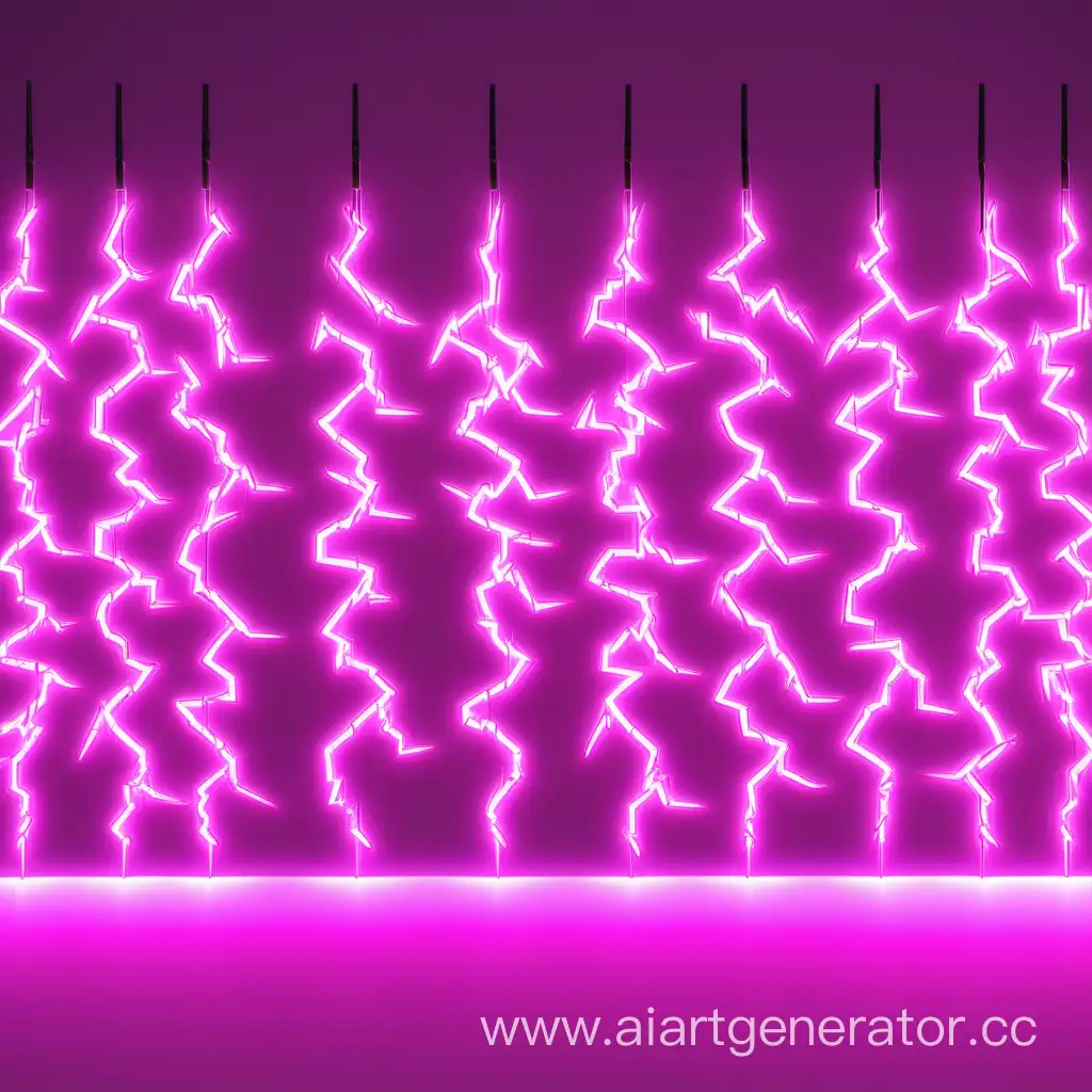 Vibrant-4K-Neon-Lightning-on-White-Background