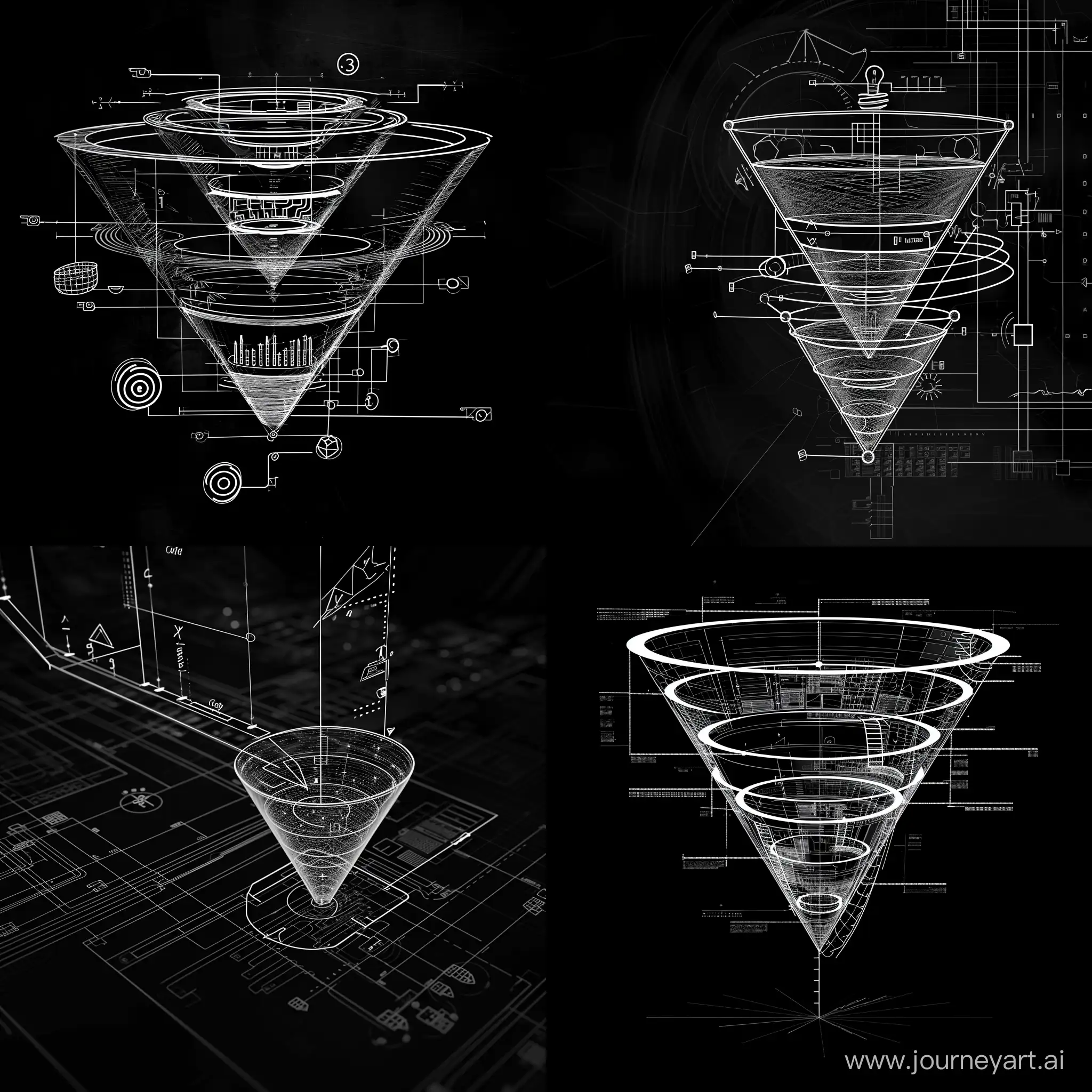 Futuristic-Marketing-Funnel-Da-VinciInspired-Graphic-Sketch