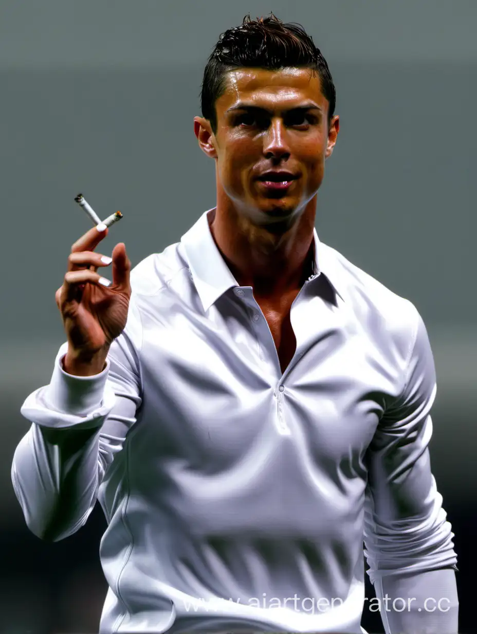 Cristiano-Ronaldo-Smoking-a-Cigarette