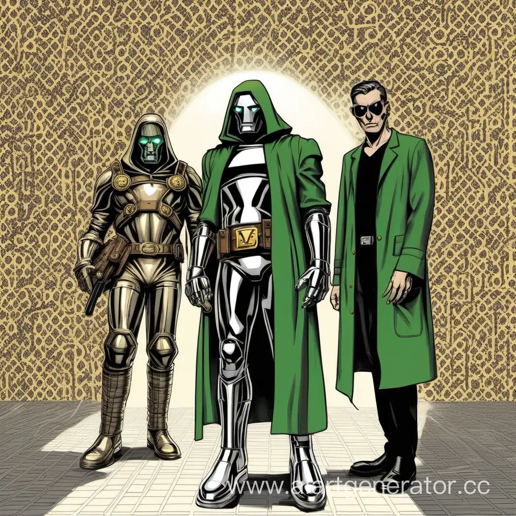 Supervillain-Fashion-Show-Doctor-Doom-in-Louis-Vuitton-with-His-Deputy