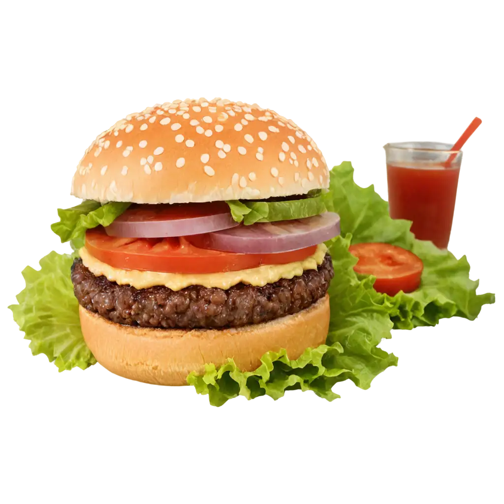 Fresh-Hamburger-PNG-A-Deliciously-Detailed-Digital-Burger