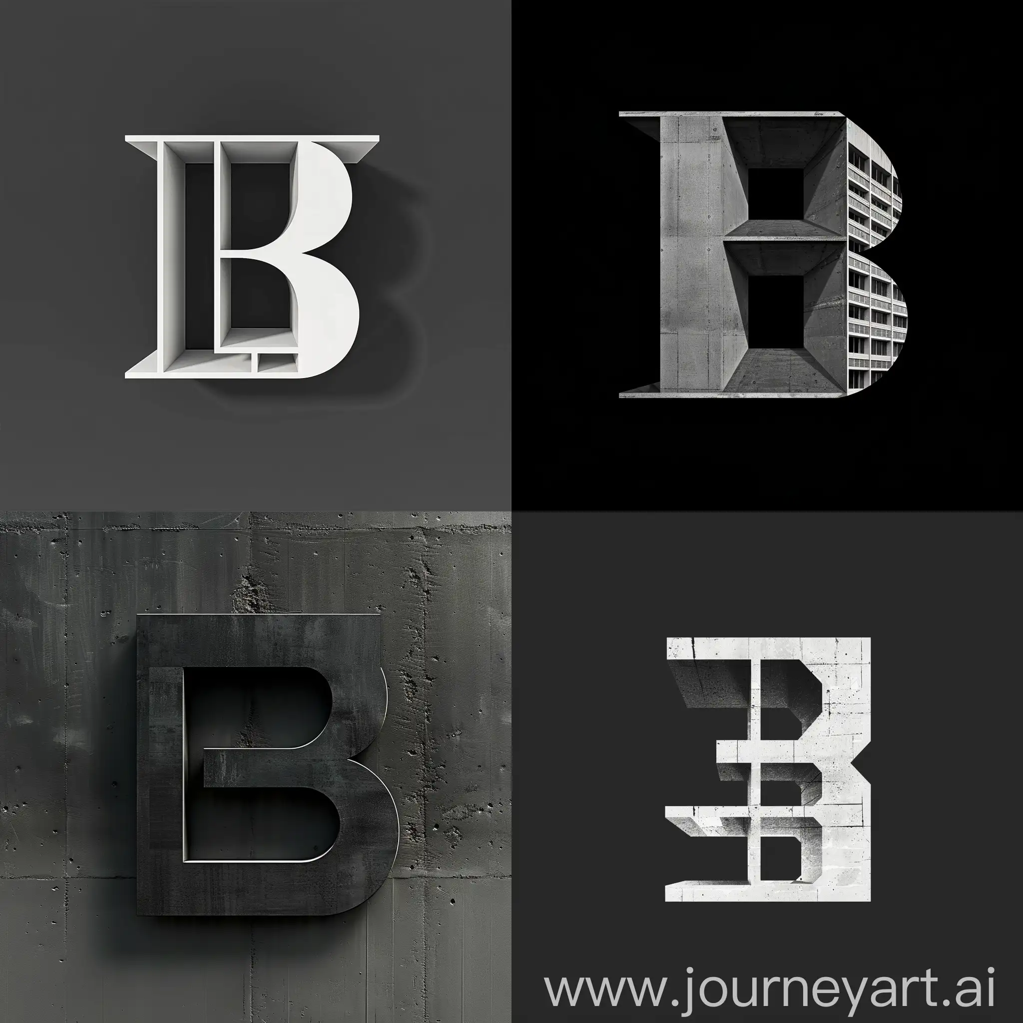 Modern-Architecture-Company-Logo-with-BShape-Design