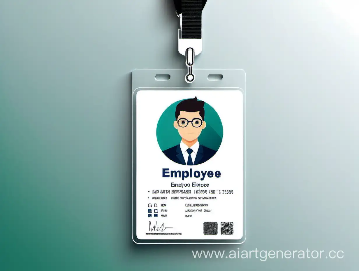 Corporate-ID-Card-Design-with-Logo-for-Employee-Identification