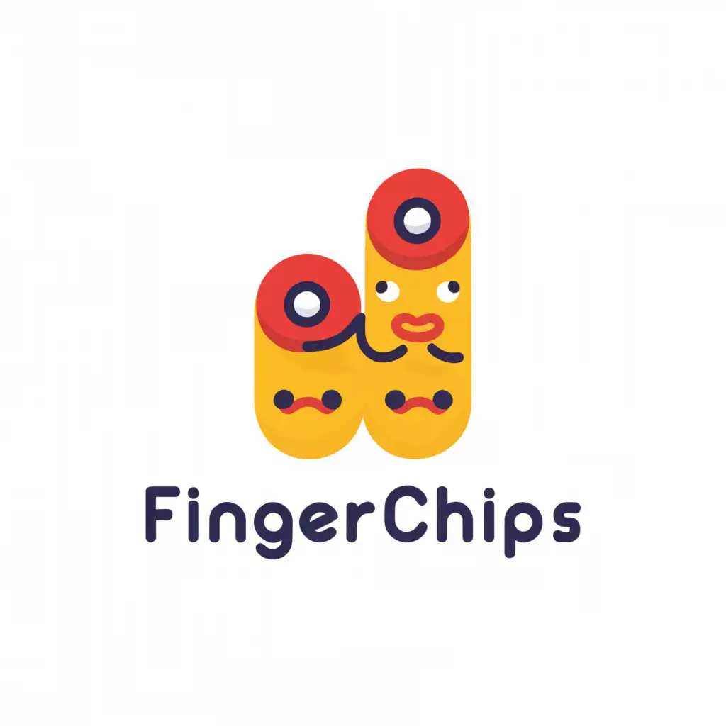 a logo design,with the text "Logo for YouTube channel named finger chips", main symbol:"""
F C
""",Moderate,clear background