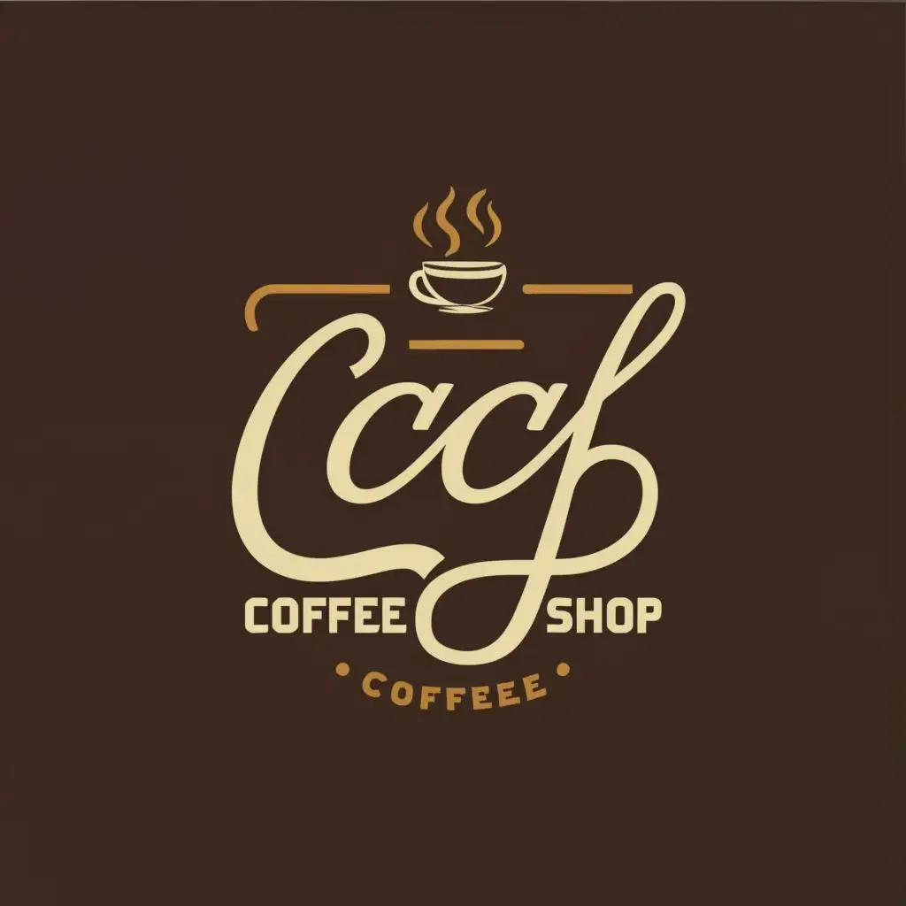 logo, CarlCoffeeShop, with the text "CCF", typography, be used in Restaurant industry
