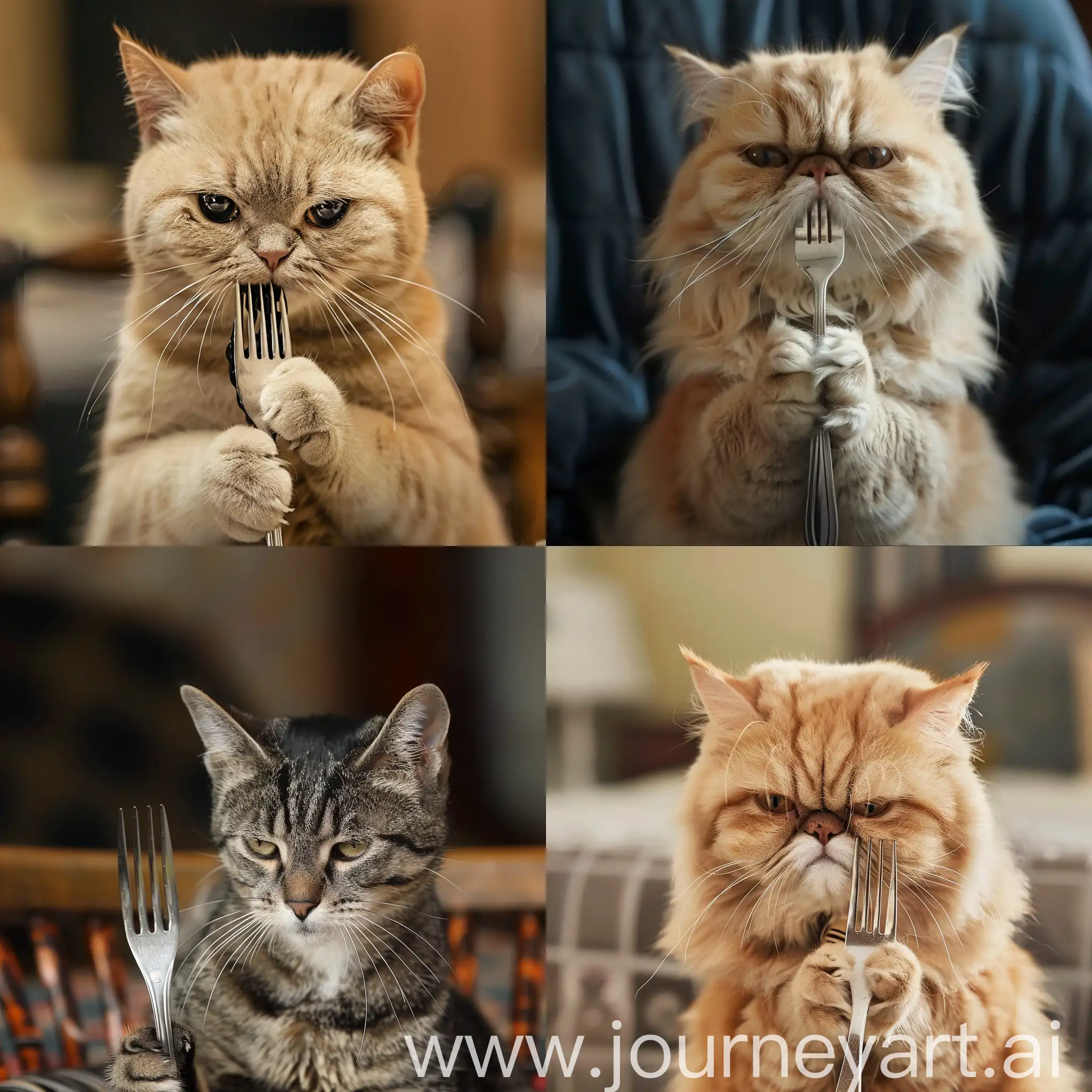 Lonely-Cat-with-a-Fork-Emotional-Feline-Photography