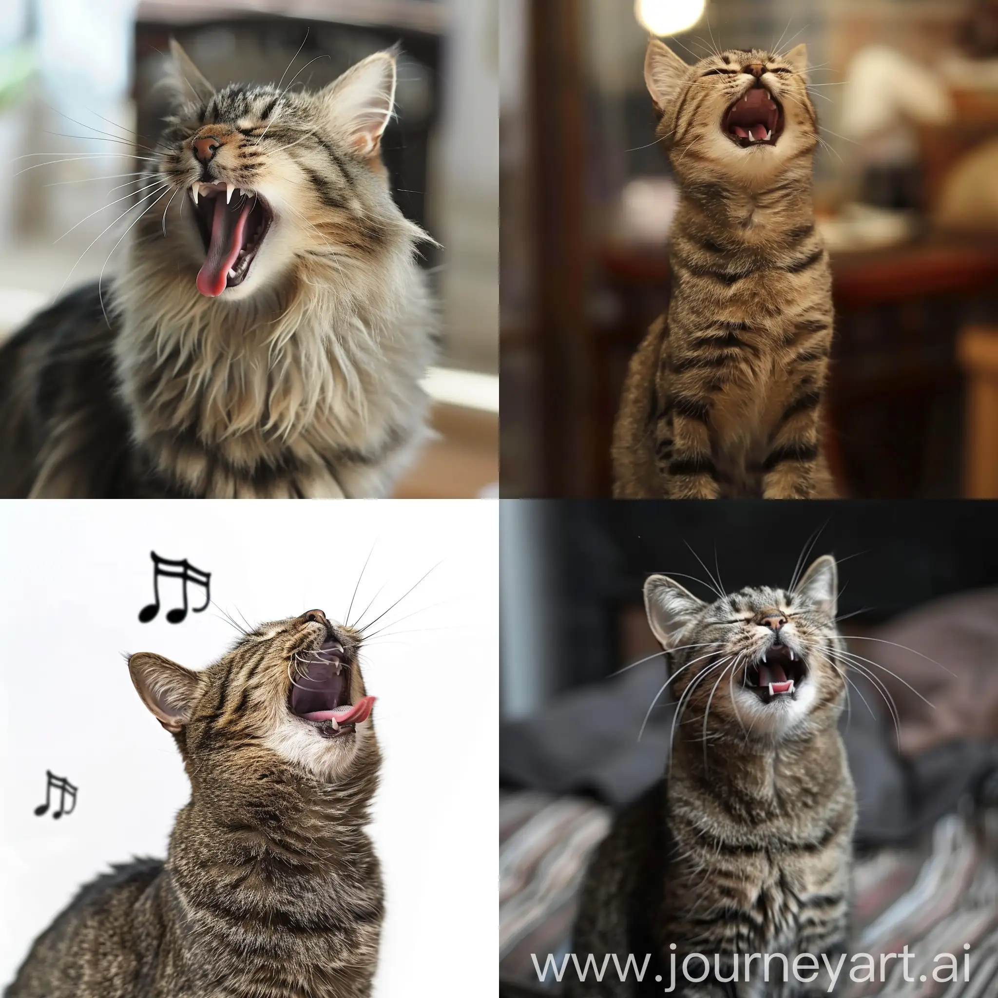 cat singing
