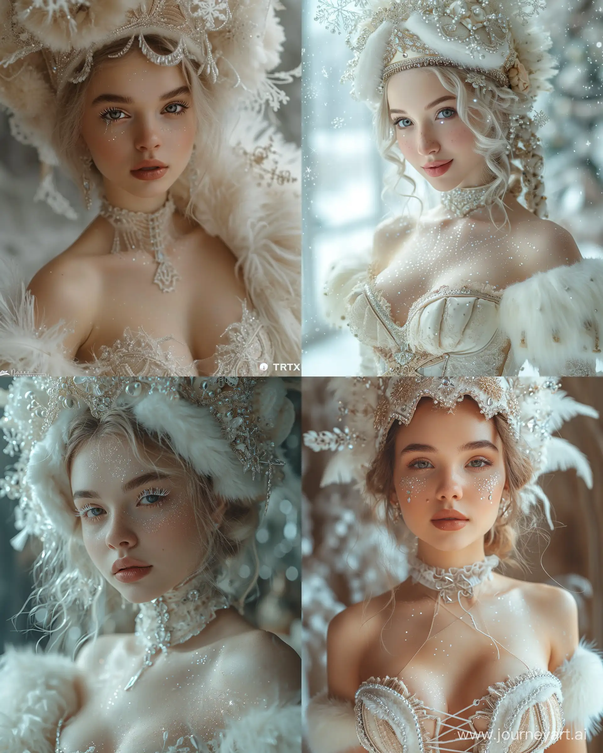 Charming-Snow-Princess-with-Frosty-Elegance-and-Glamorous-PinUps