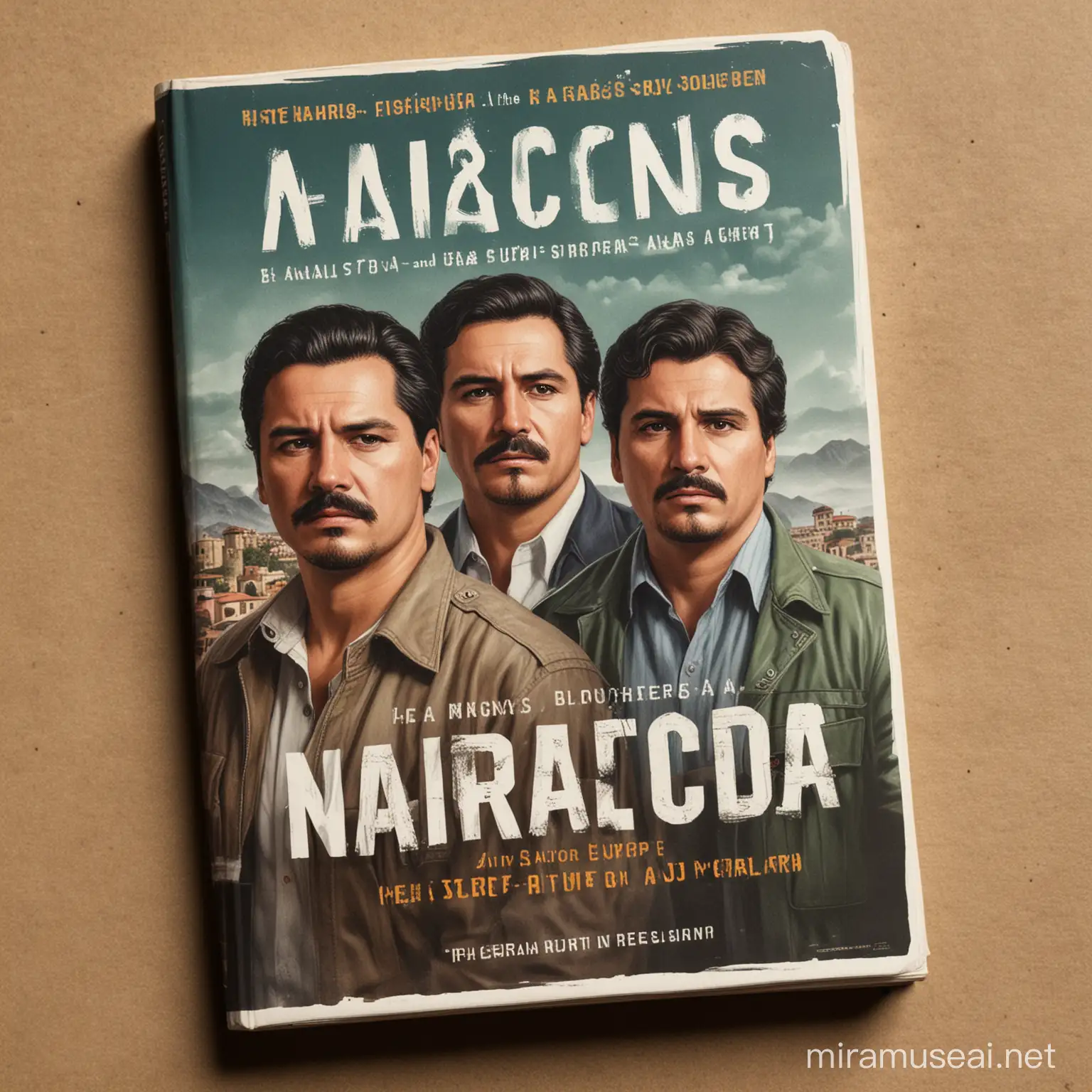 Book Cover for a story about narcos in all europe. The story have two brothers and a DEA agent.
