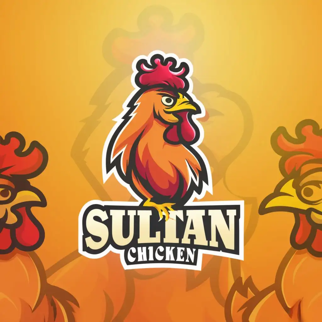 a logo design,with the text "Sultan Chicken", main symbol:Chicken,Moderate,clear background