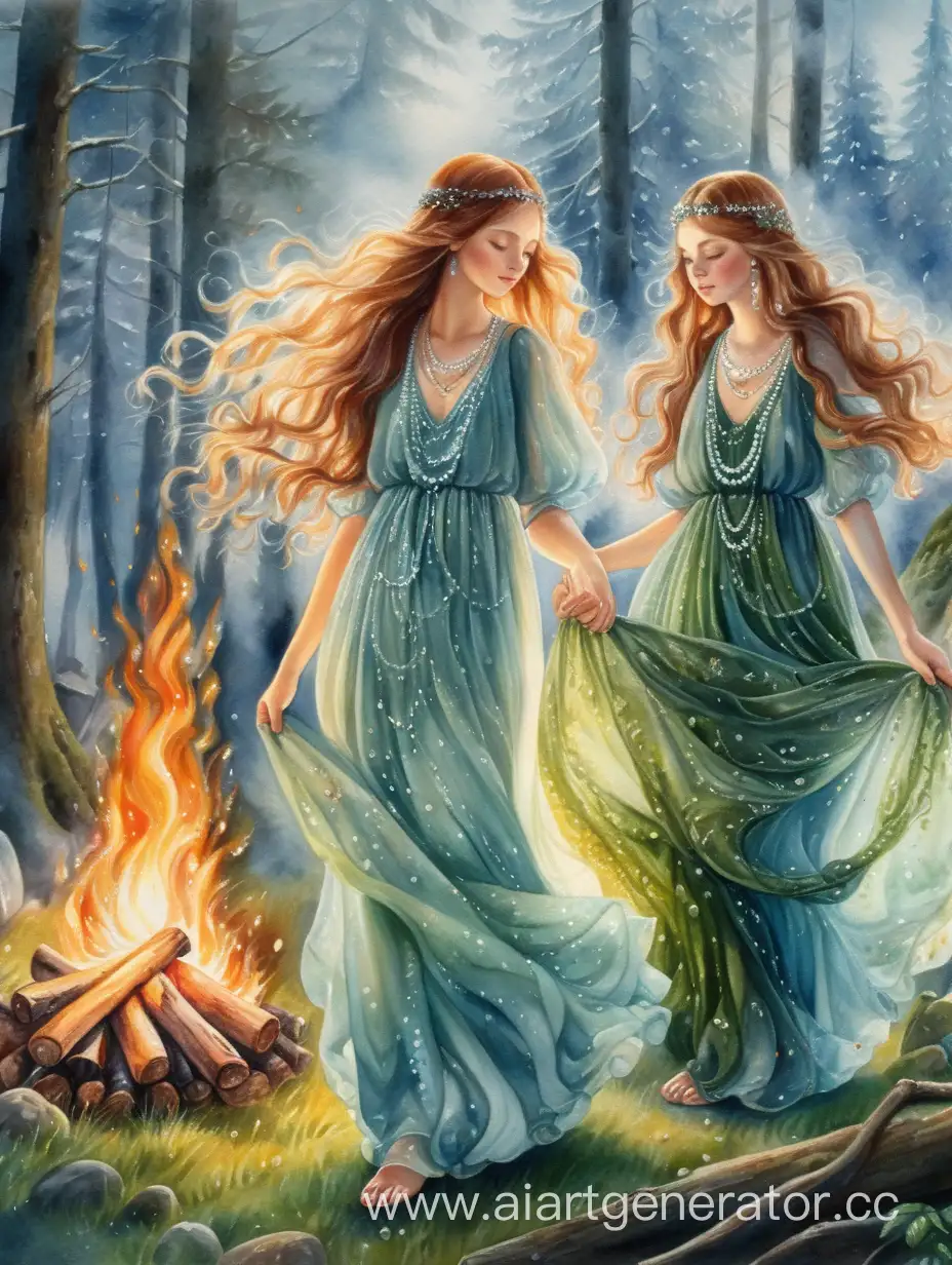 Enchanting-Forest-Nymphs-Dancing-by-a-Brilliant-Bonfire