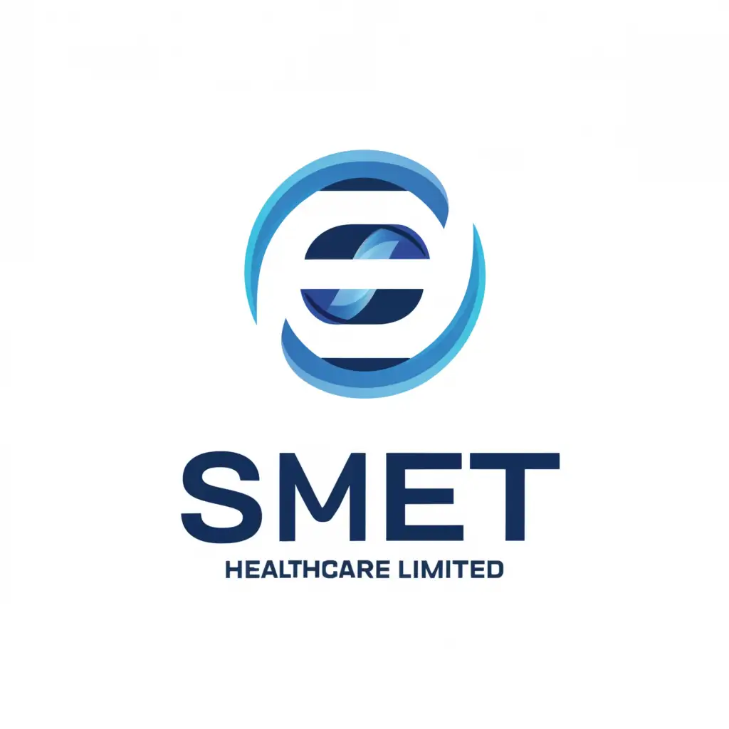 a logo design,with the text "SMET HEALTHCARE LIMITED", main symbol:SH,Moderate,clear background